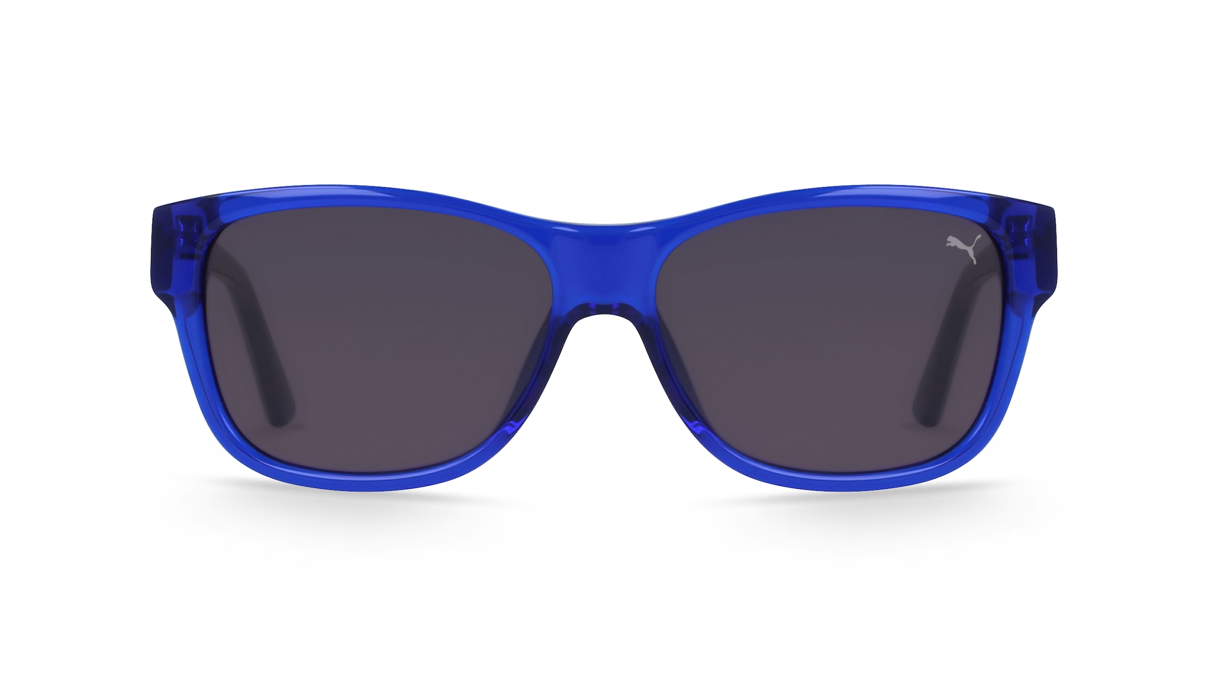 Puma PJ 0004 S Jugend-Sonnenbrille Vollrand Eckig Kunststoff-Gestell, blau