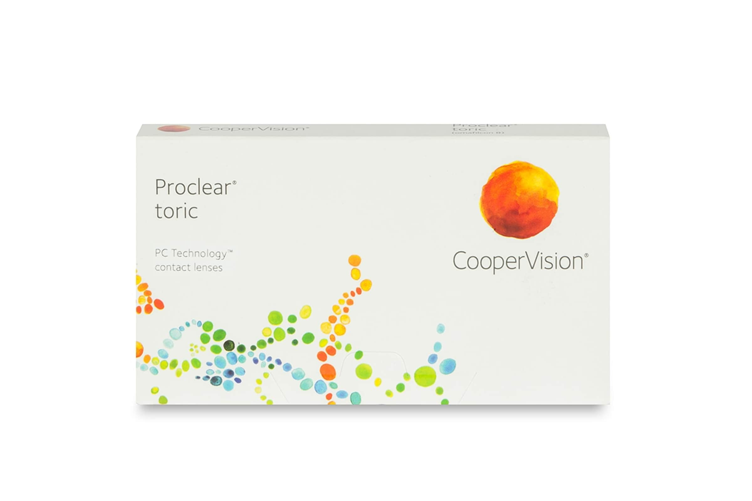 CooperVision Proclear Toric 8.8 (3er Packung) Monatslinsen (0.25 dpt, Zyl. -0,75, Achse 10 ° & BC 8.8)