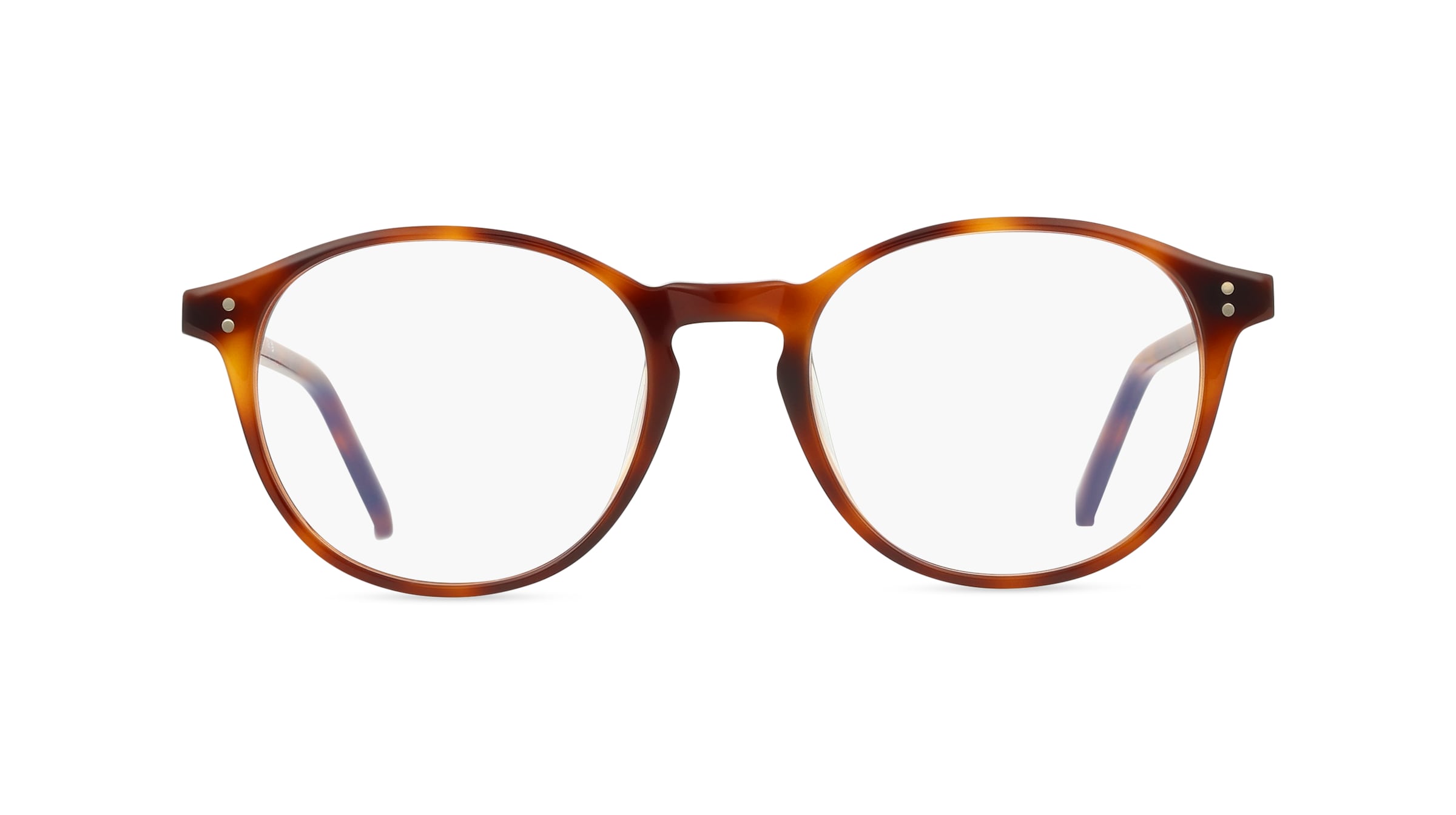 Hackett 268 Unisex-Brille inkl. Gläser Vollrand Rund Acetat-Gestell 49mm/18mm/140mm, braun