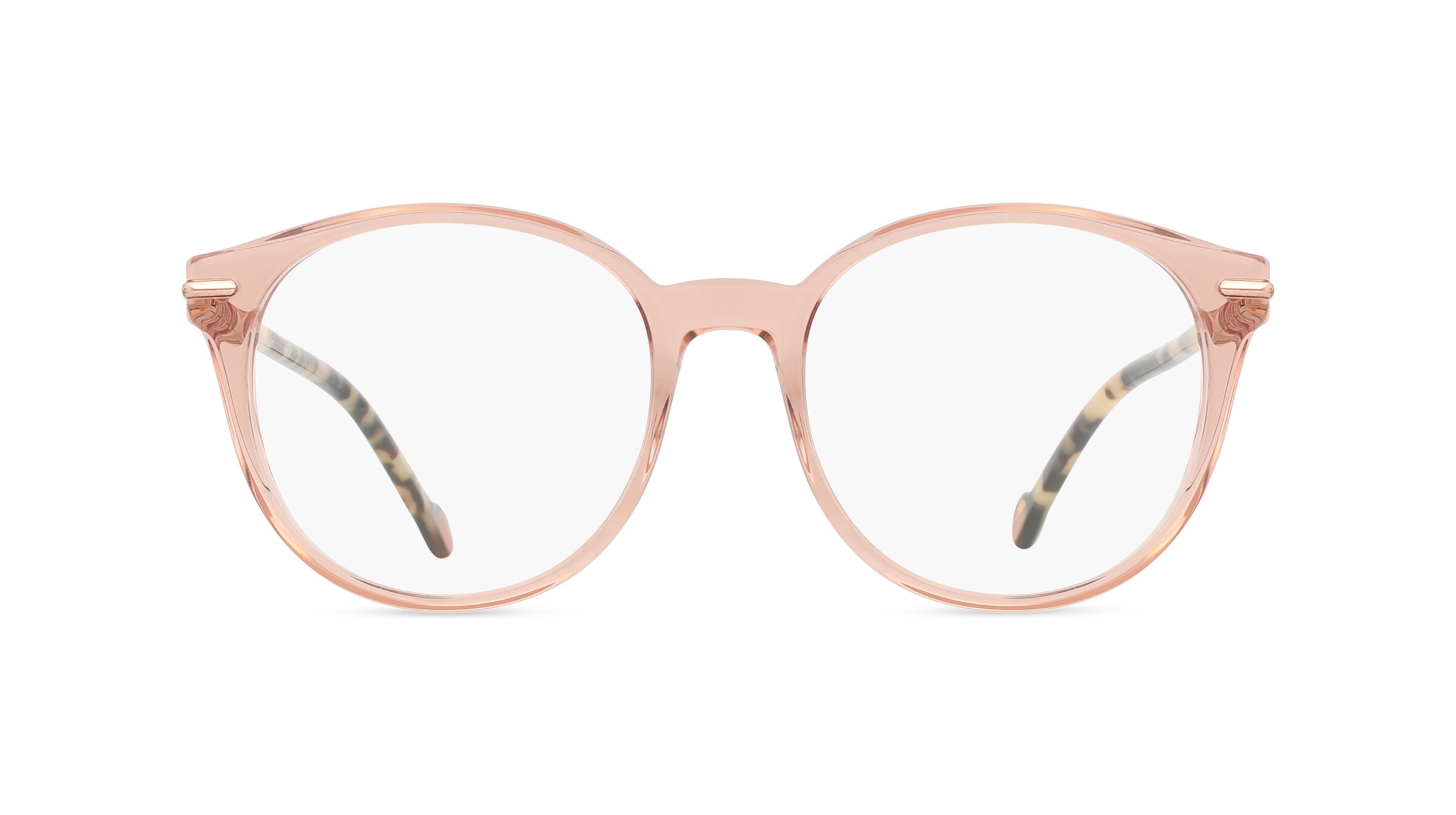 Carolina Herrera 0095 Damen-Brille inkl. Gläser Vollrand Rund Acetat-Gestell 52mm/18mm/145mm, pink