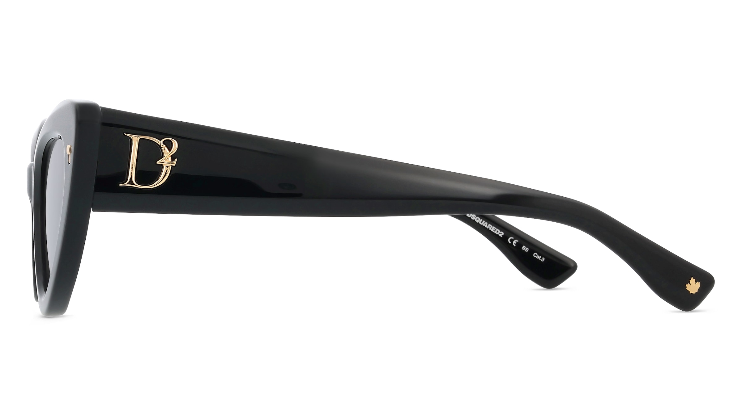 Thumbnail - Dsquared2 D2 0092/S Damen-Sonnenbrille Vollrand Butterfly Acetat-Gestell, schwarz