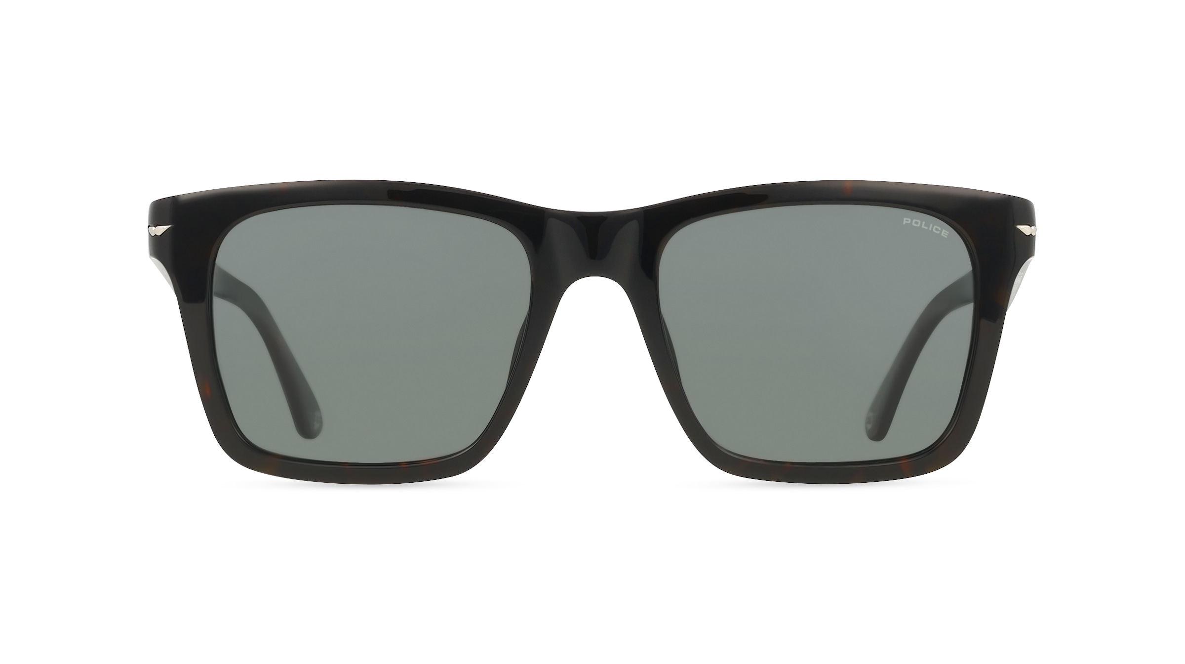 Police POISPLN35 Herren-Sonnenbrille Vollrand Eckig Acetat-Gestell, braun