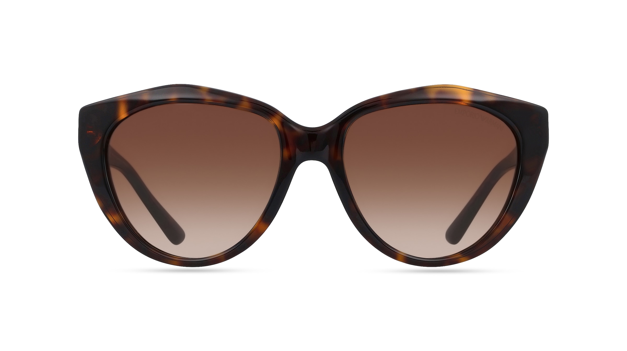 Emporio Armani EA 4178 Damen-Sonnenbrille Vollrand Butterfly Kunststoff-Gestell, braun