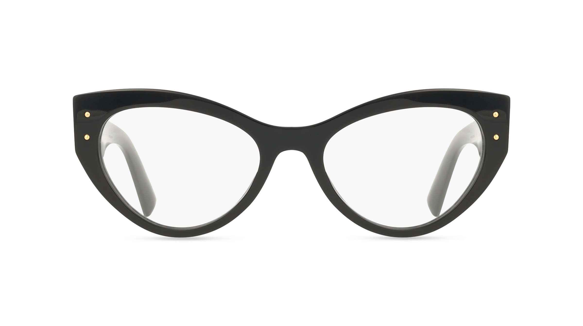 Dolce&Gabbana DG3403 Damen-Brille inkl. Gläser Vollrand Cat Eye Acetat-Gestell 54/18/140, schwarz