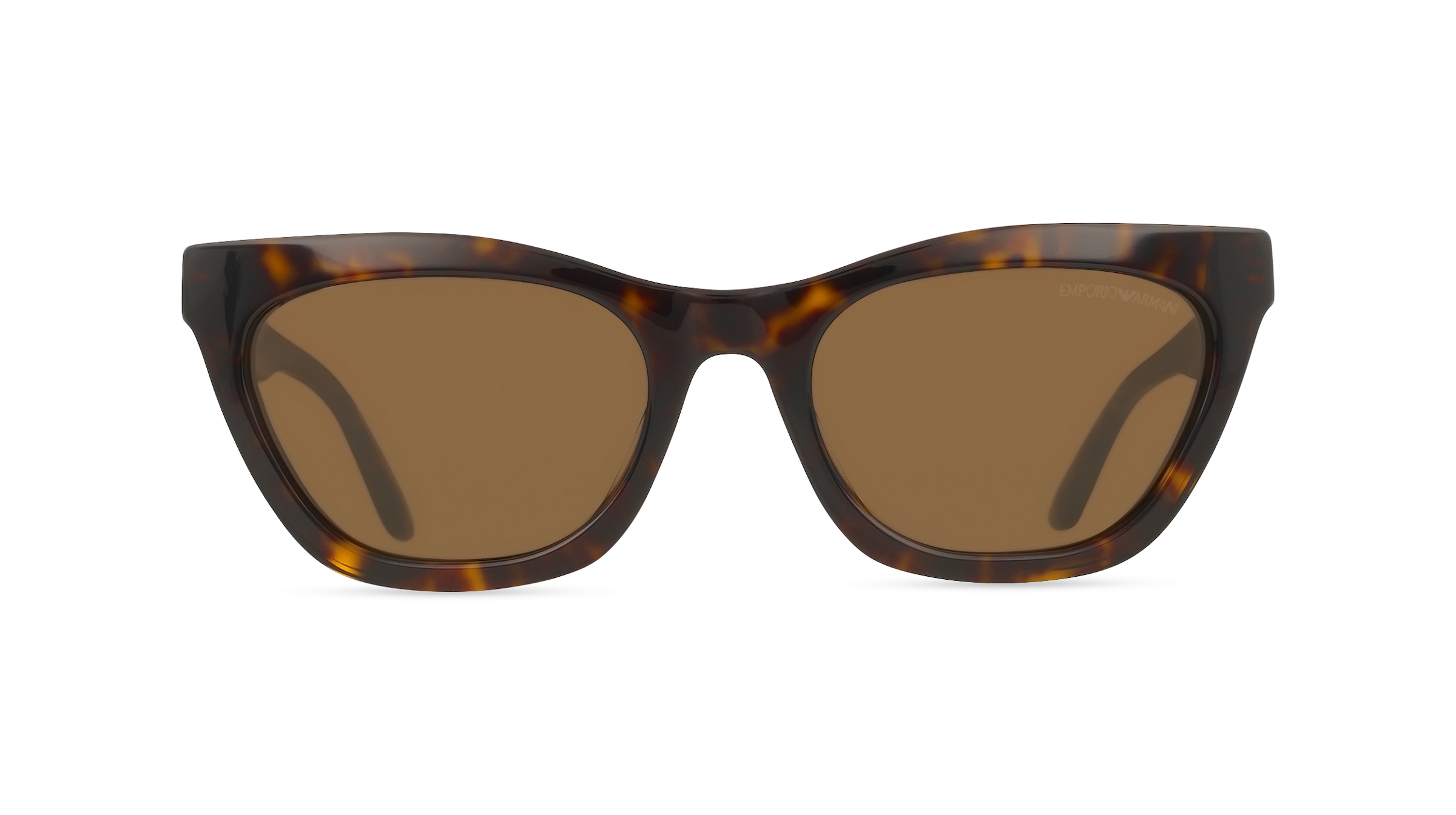 Emporio Armani 0EA4259U Damen-Sonnenbrille Vollrand Cat Eye Acetat-Gestell, braun