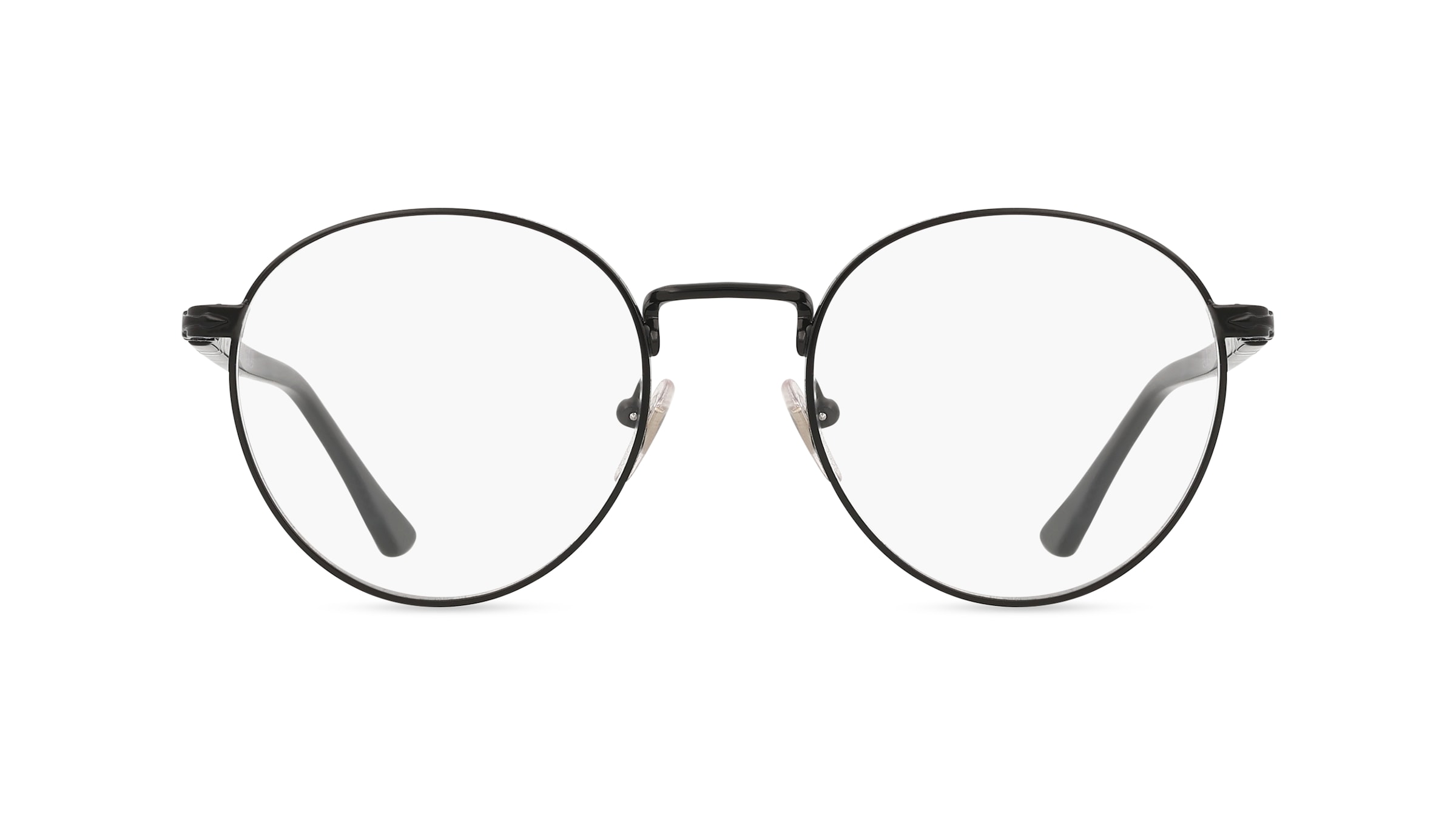 Persol 0PO1008V Herren-Brille inkl. Gläser Vollrand Eckig Metall-Gestell 52mm/20mm/145mm, schwarz