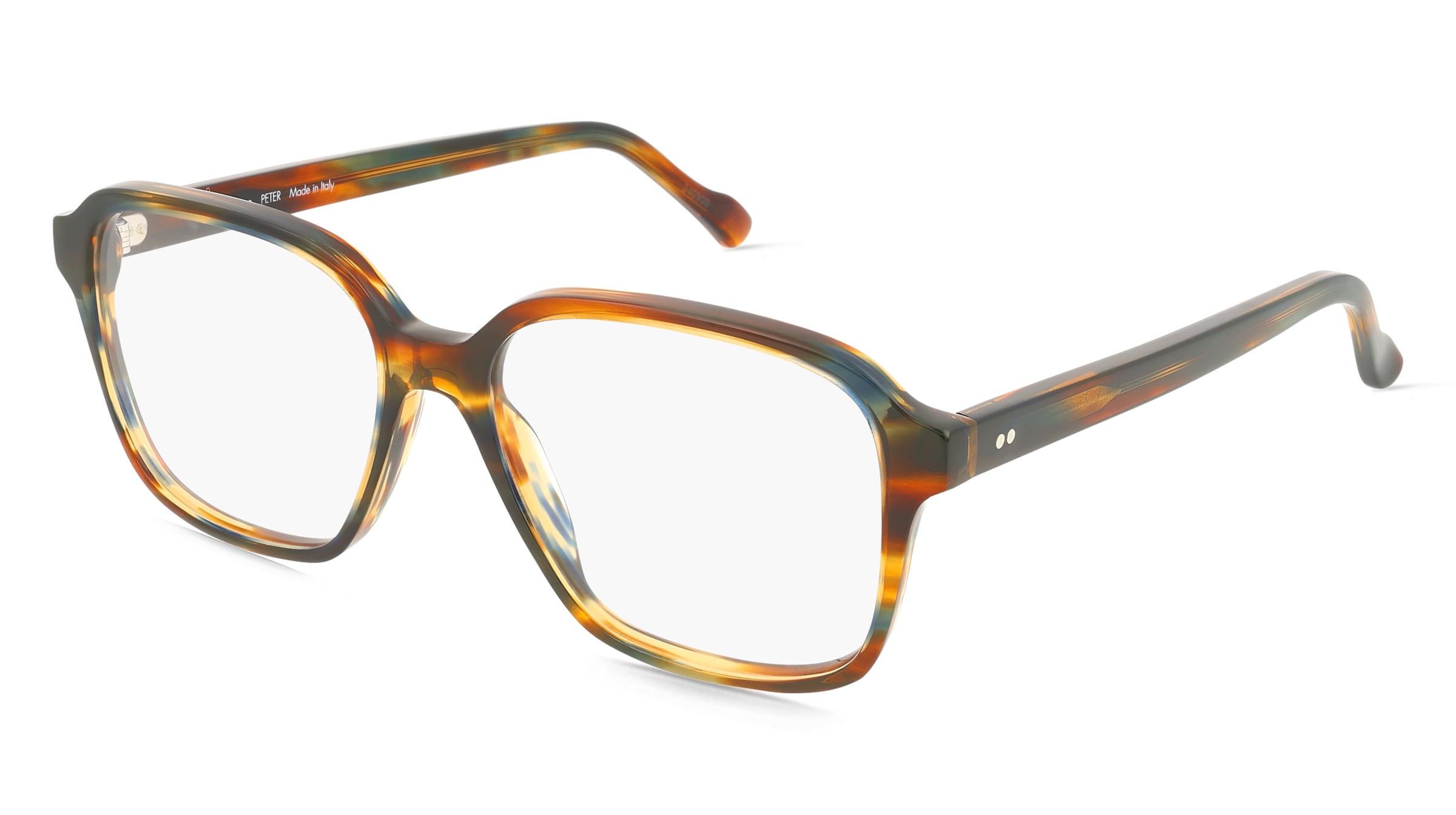 Fielmann MF 060 RN PETER Herren-Brille inkl. Gläser Vollrand Quadratisch Acetat-Gestell 56/16/150, Havanna