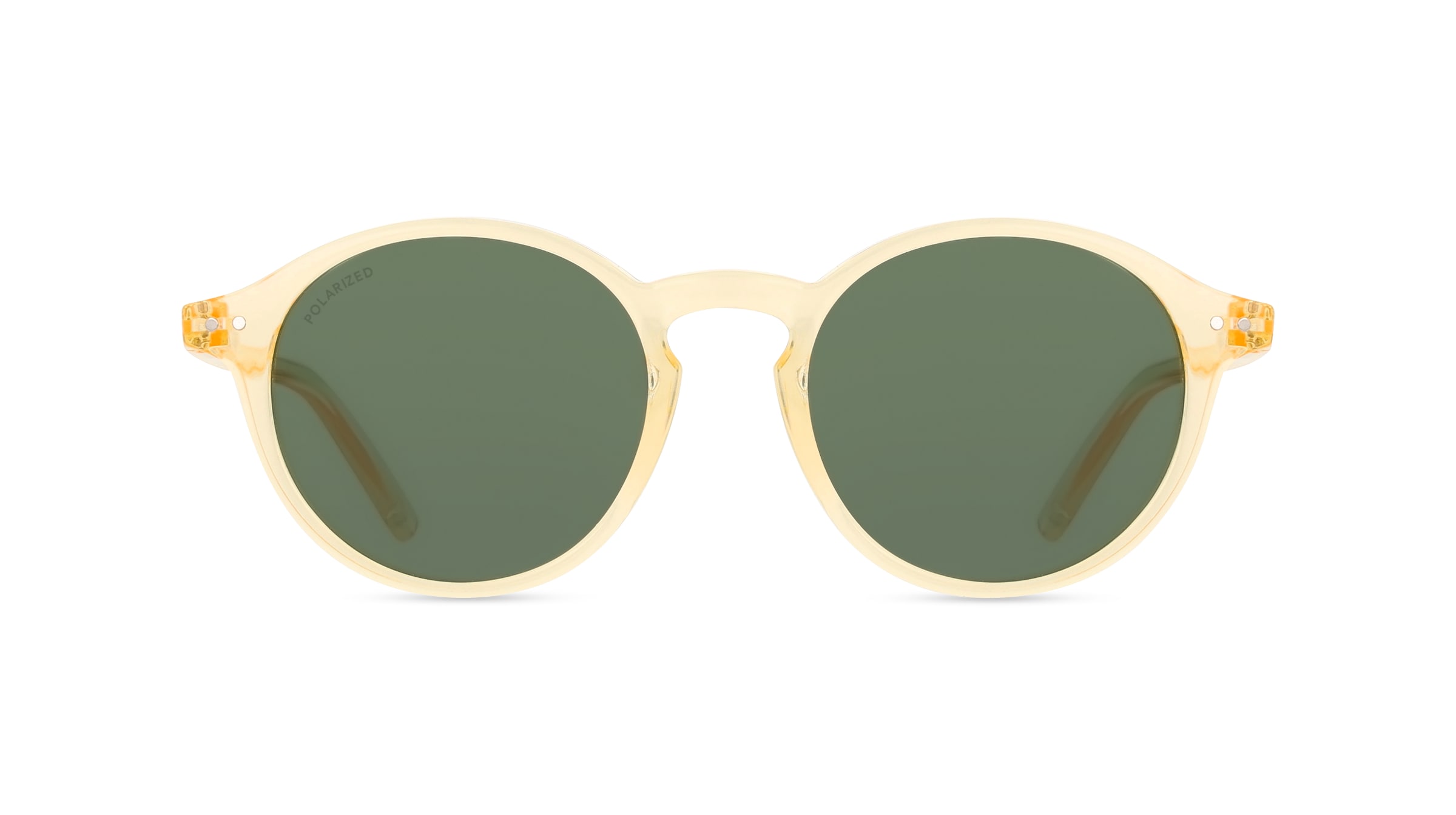 OKIDOKI SAMMY SUN Unisex-Sonnenbrille Vollrand Panto Kunststoff-Gestell, transparent