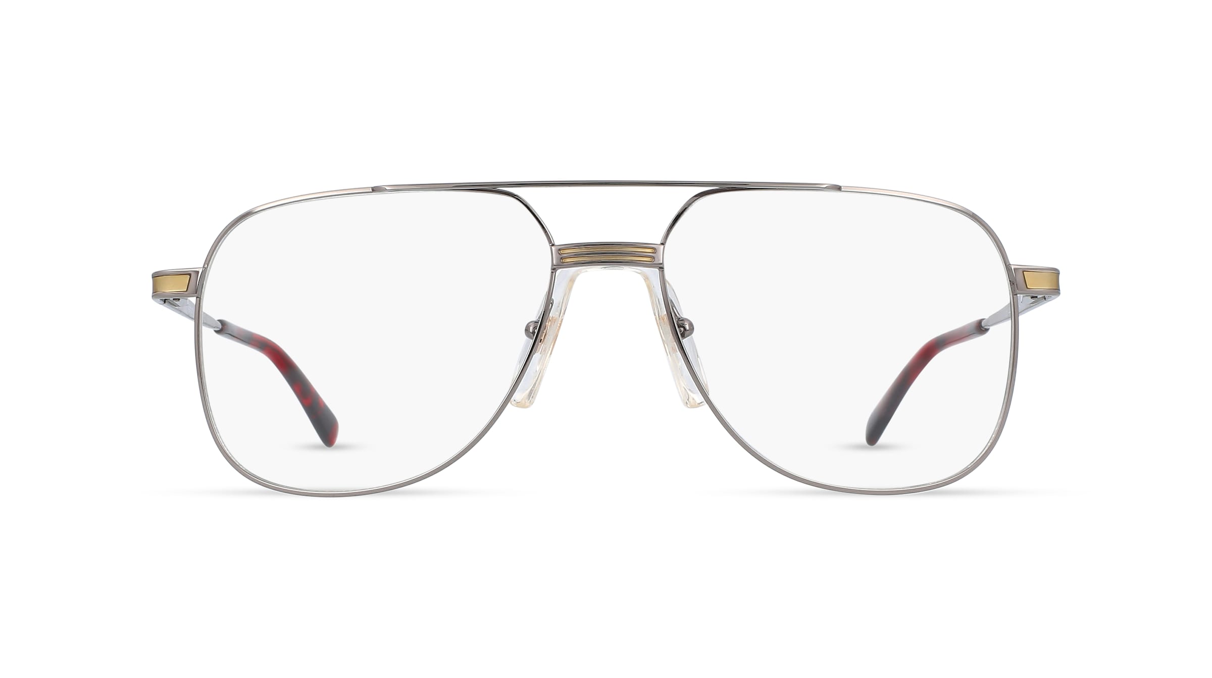 Fielmann OPH 9970 FLEX CL Herren-Brille inkl. Gläser Vollrand Pilot Metall-Gestell 58mm/17mm/145mm, grau