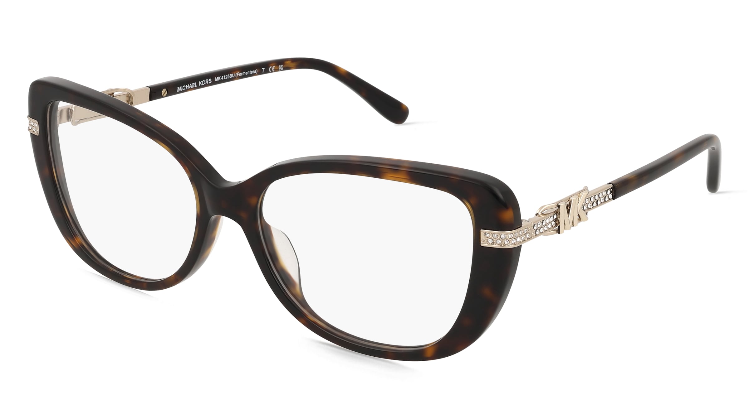 Michael Kors 0MK4125BU FORMENTERA Damen-Brille inkl. Gläser Vollrand Cat Eye Acetat-Gestell 54/16/140, Grün
