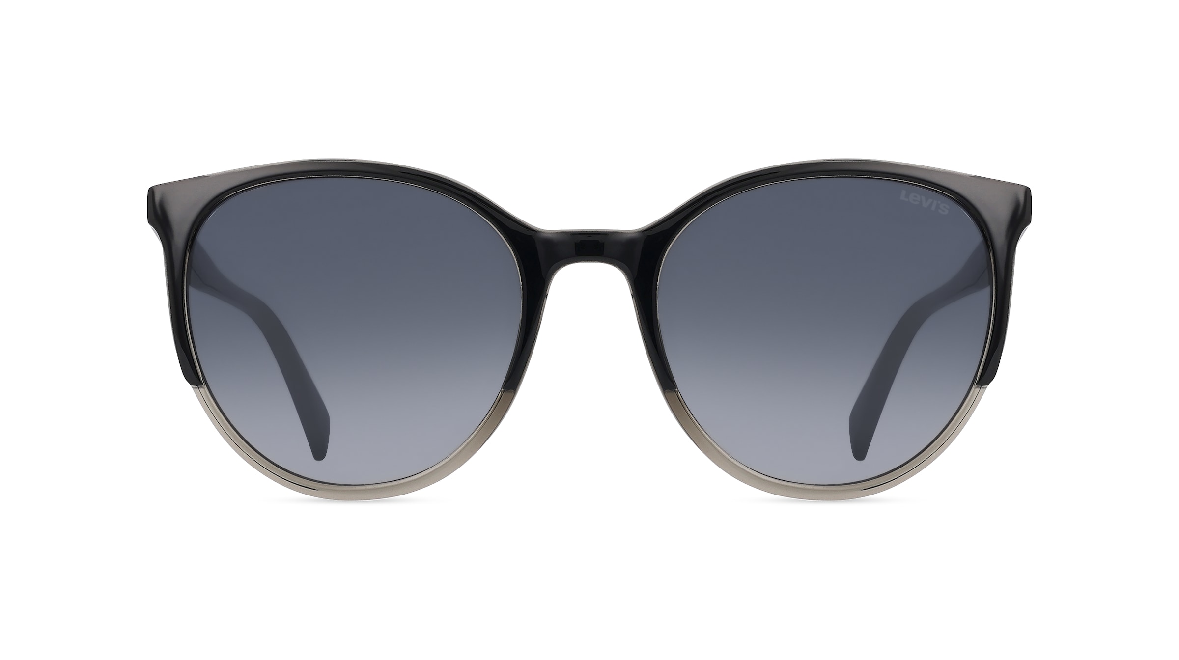 Levi's LV 5022/S Damen-Sonnenbrille Vollrand Butterfly Bio-Kunststoff-Gestell, schwarz