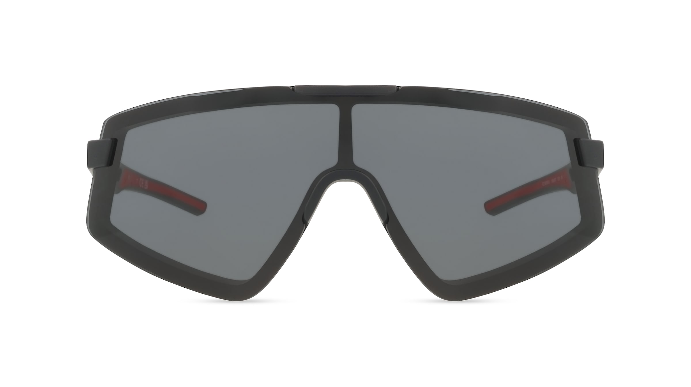 Scuderia Ferrari FZ6009U Herren-Sonnenbrille Randlos Monoscheibe Kunststoff-Gestell, schwarz