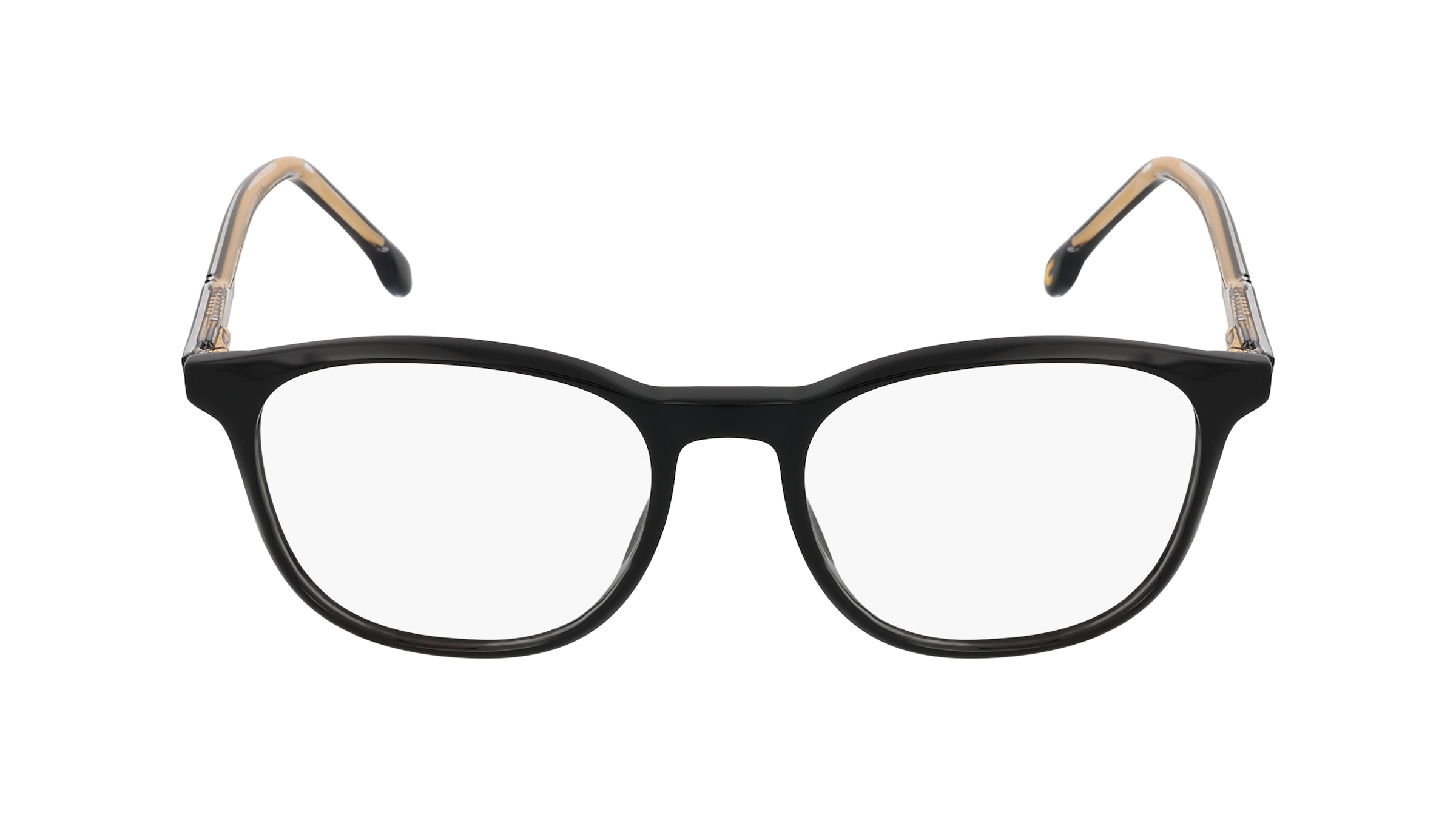 Carrera 1131 Herren-Brille inkl. Gläser Vollrand Eckig Acetat-Gestell 51mm/18mm/140mm, schwarz