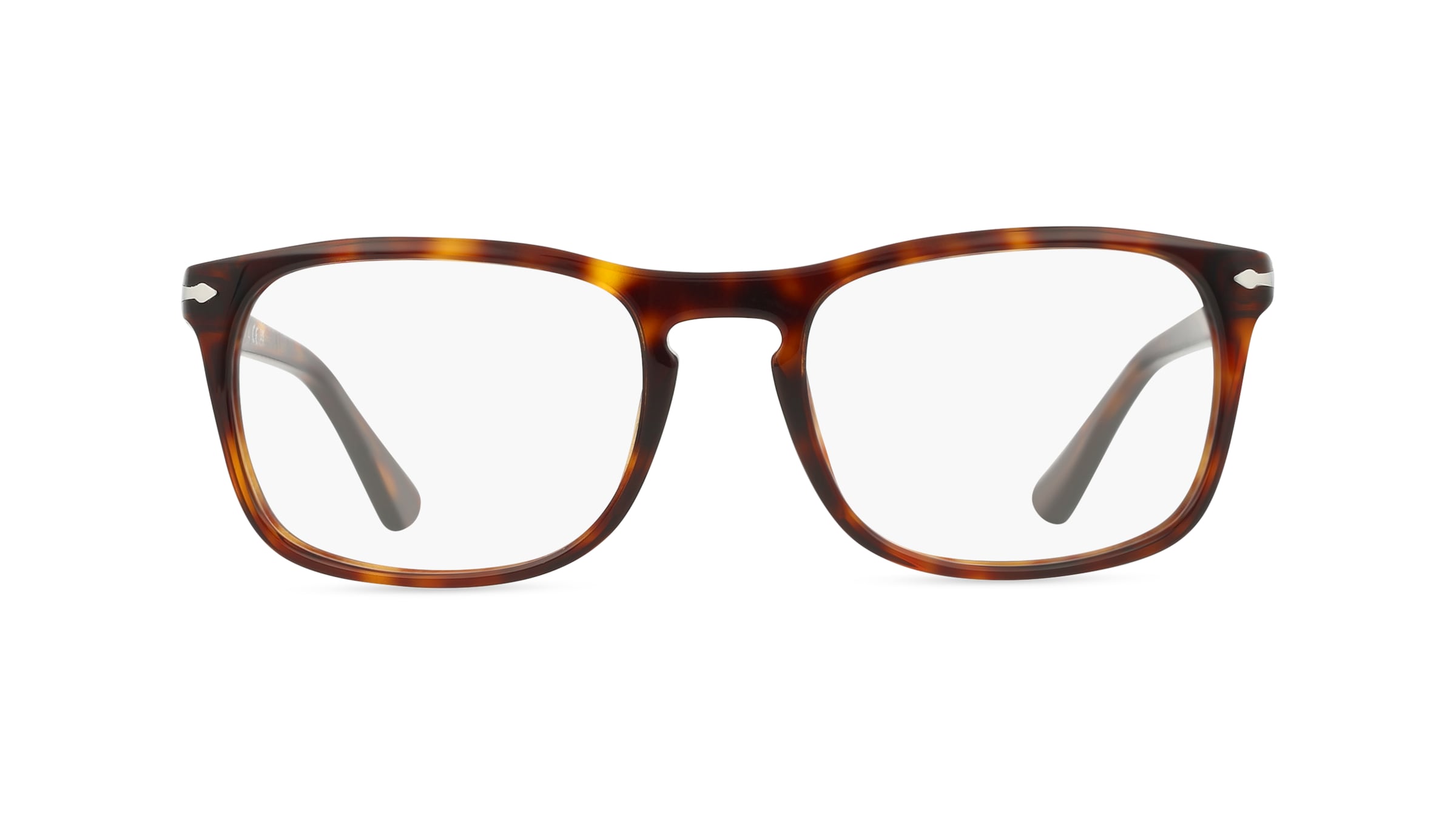 Persol 0PO3344V Unisex-Brille inkl. Gläser Vollrand Eckig Acetat-Gestell 54mm/19mm/145mm, braun