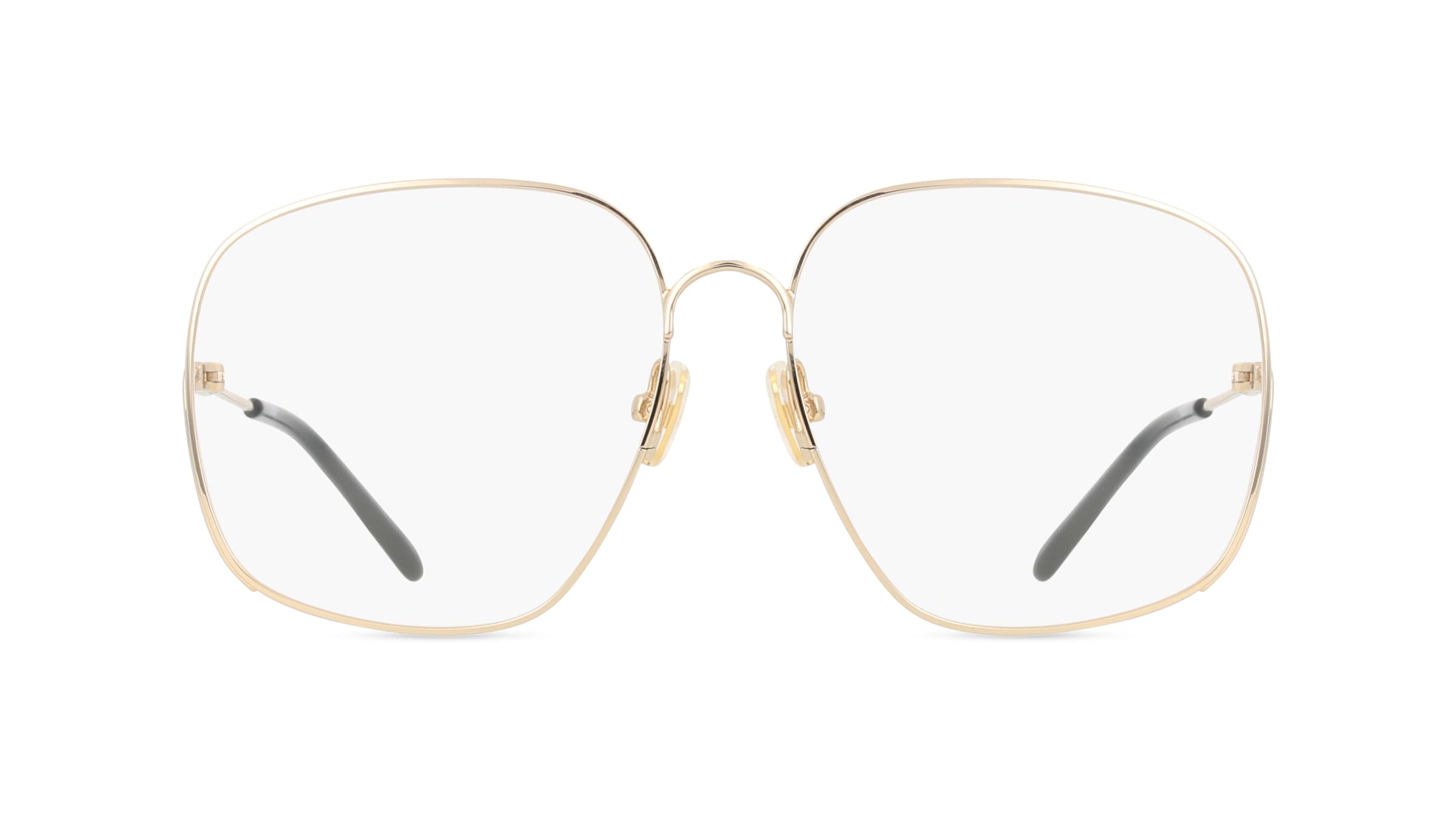 Chloé CH0165O Unisex-Brille inkl. Gläser Vollrand Eckig Metall-Gestell 58mm/15mm/135mm, gold