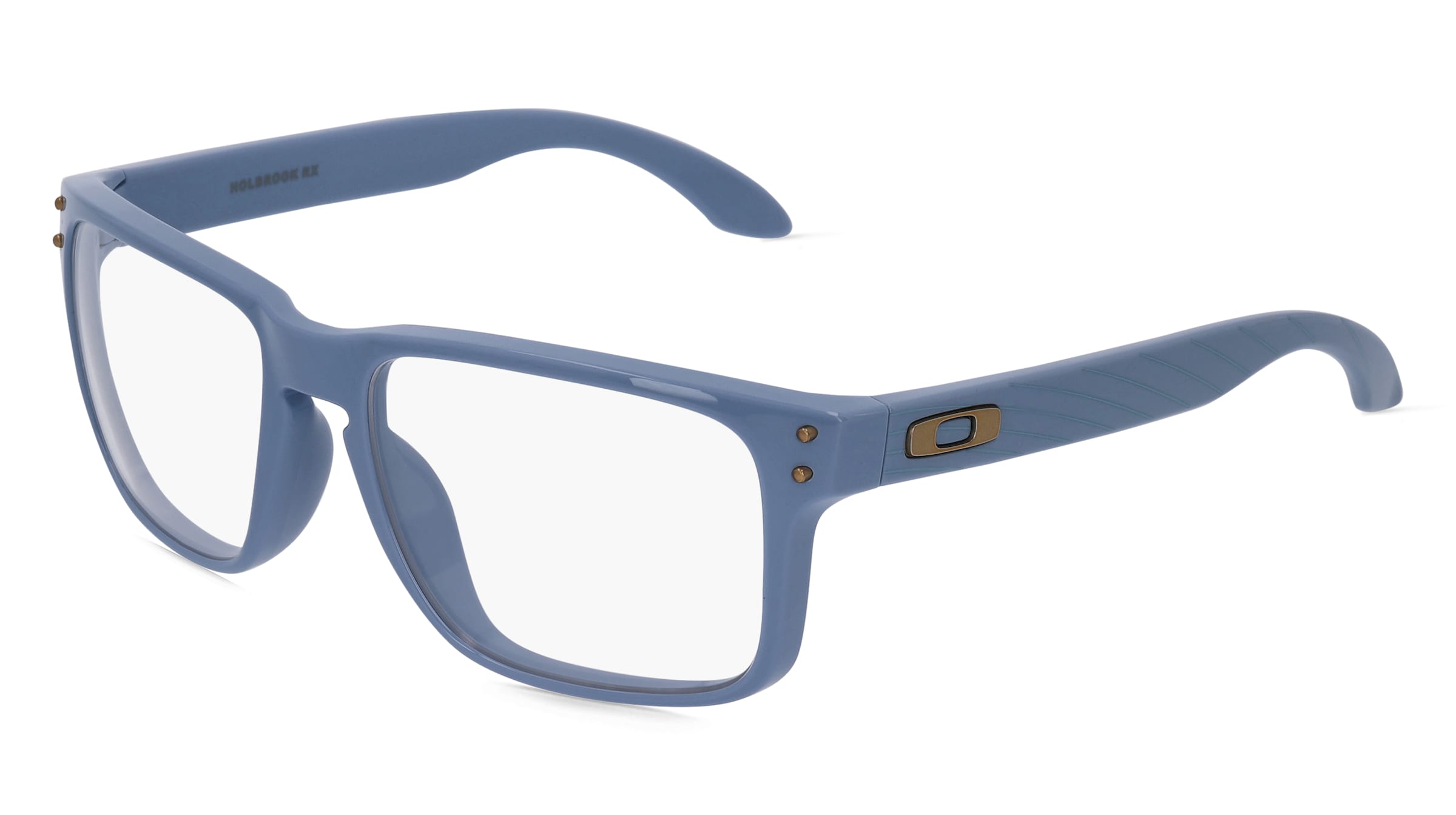 Oakley OX8156 Herren-Brille inkl. Gläser Vollrand Quadratisch Kunststoff-Gestell 54/18/137, Blau