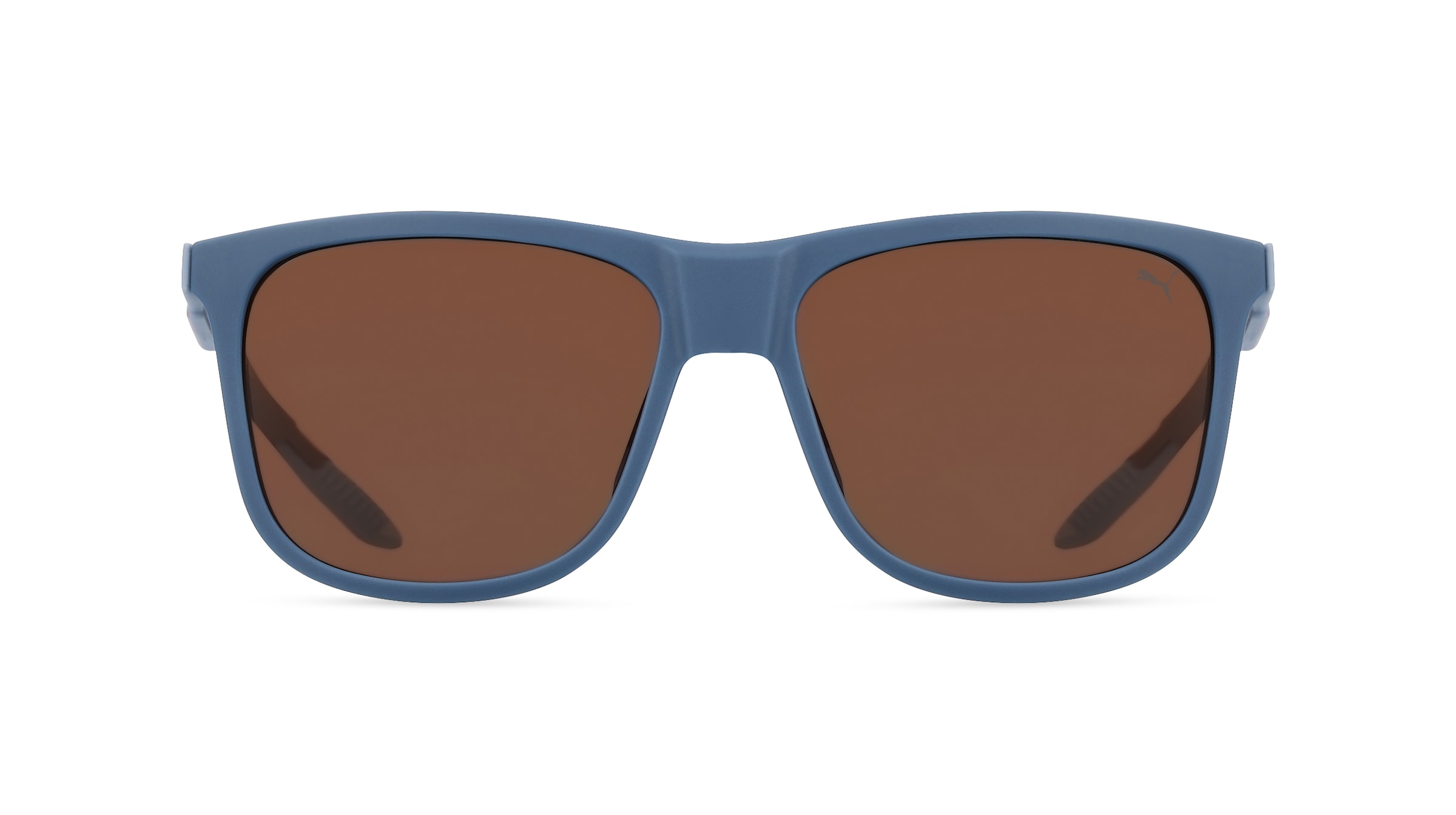 Puma PU0395S Herren-Sonnenbrille Vollrand Eckig Kunststoff-Gestell, blau