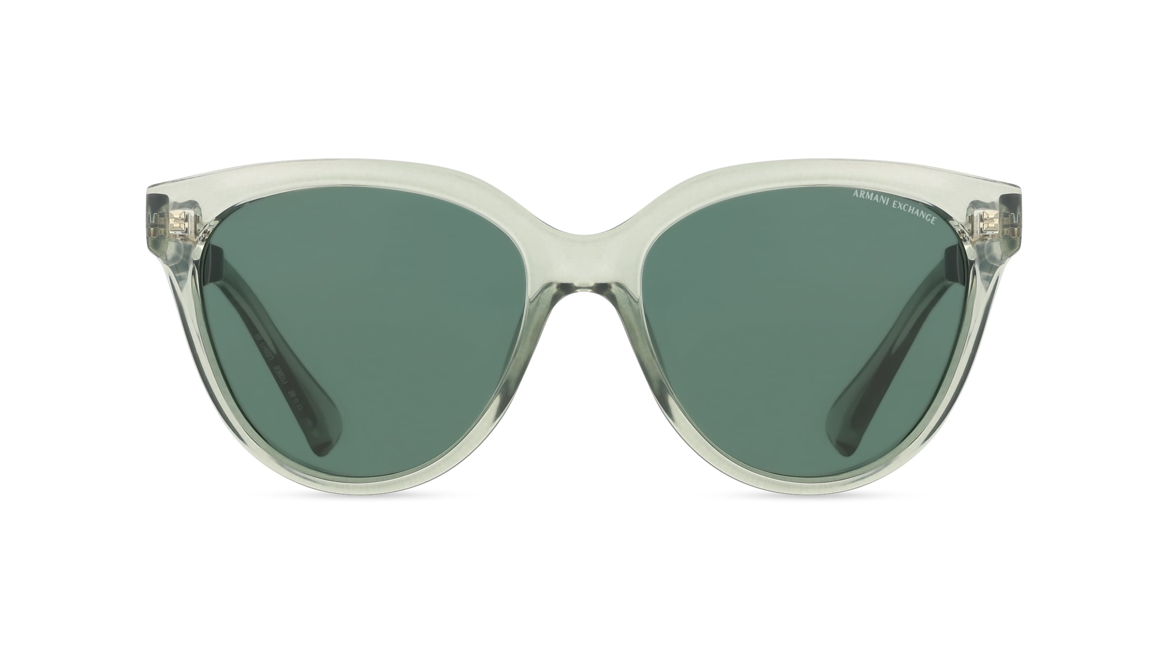 Armani Exchange AX4148SU Damen-Sonnenbrille Vollrand Panto Kunststoff-Gestell, grün