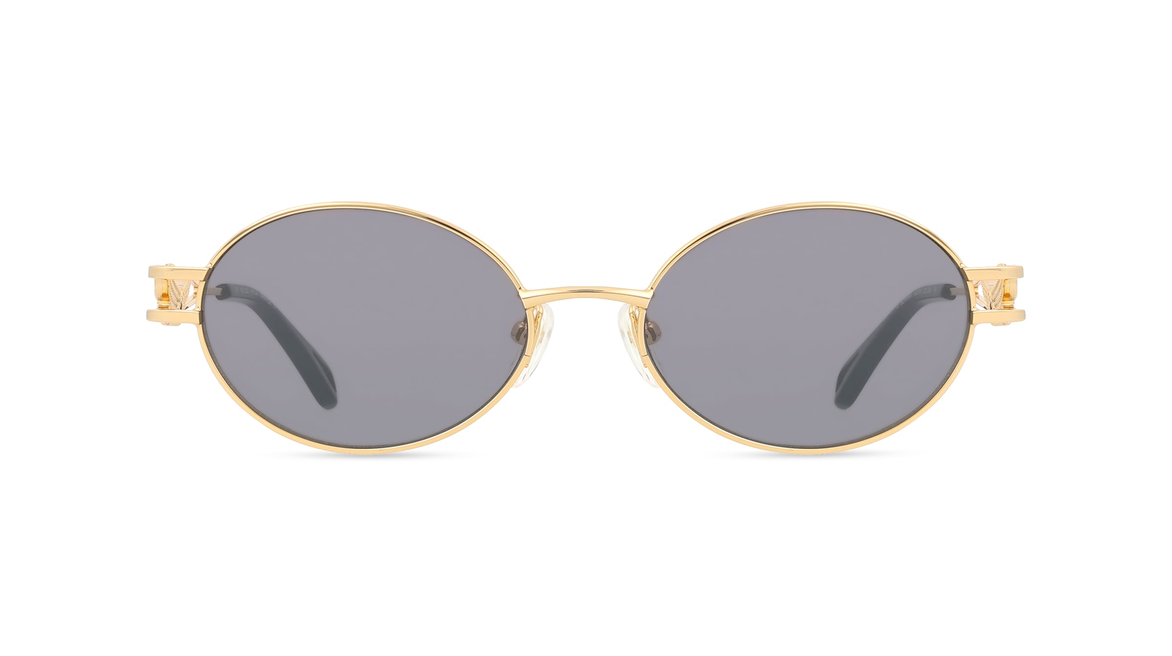 Zadig & Voltaire SZV464S Damen-Sonnenbrille Vollrand Oval Metall-Gestell, pink