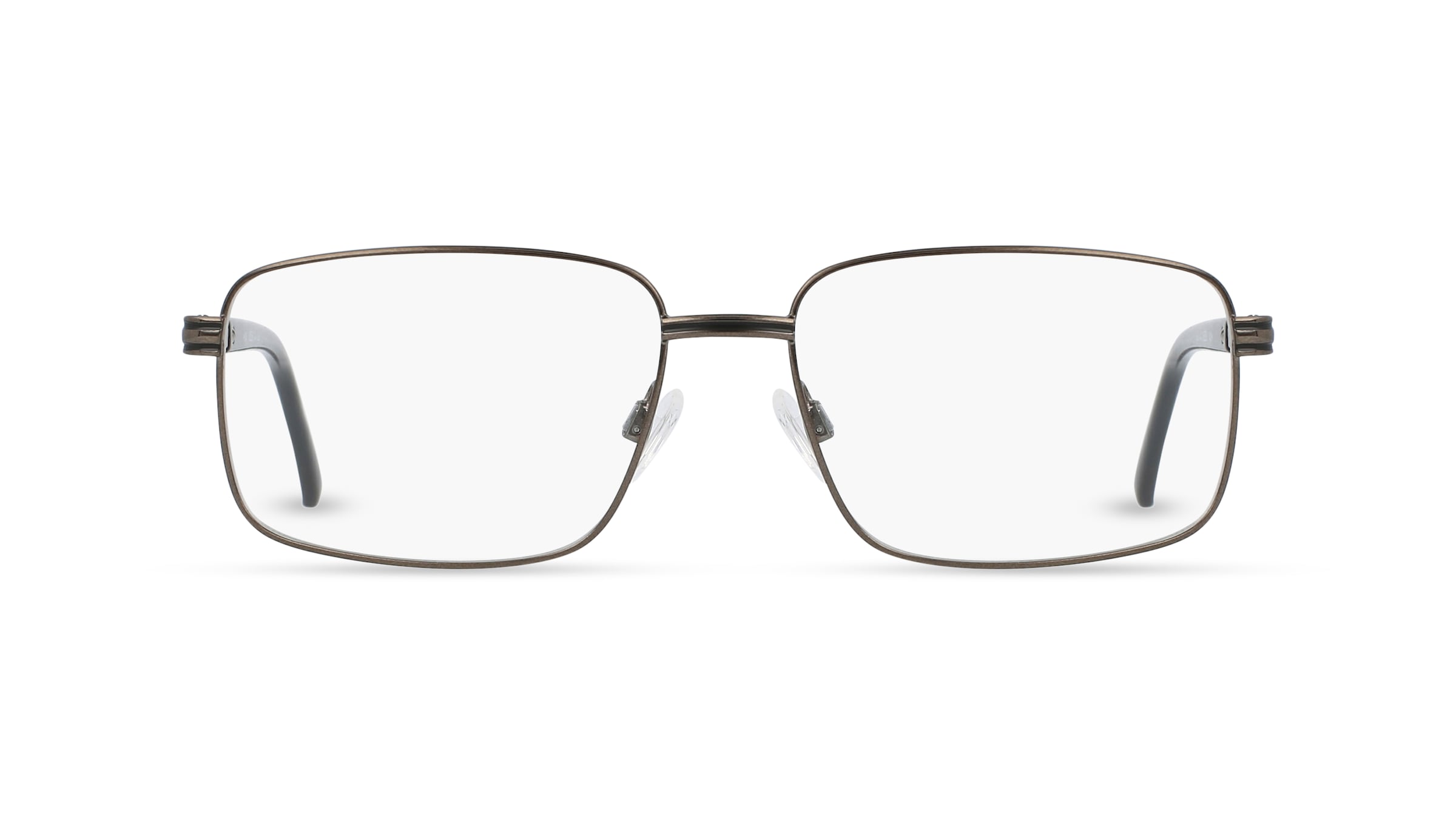 Fielmann CHARME 0833 FLEX CL Herren-Brille inkl. Gläser Vollrand Eckig Metall-Gestell 56mm/16mm/140mm, grau