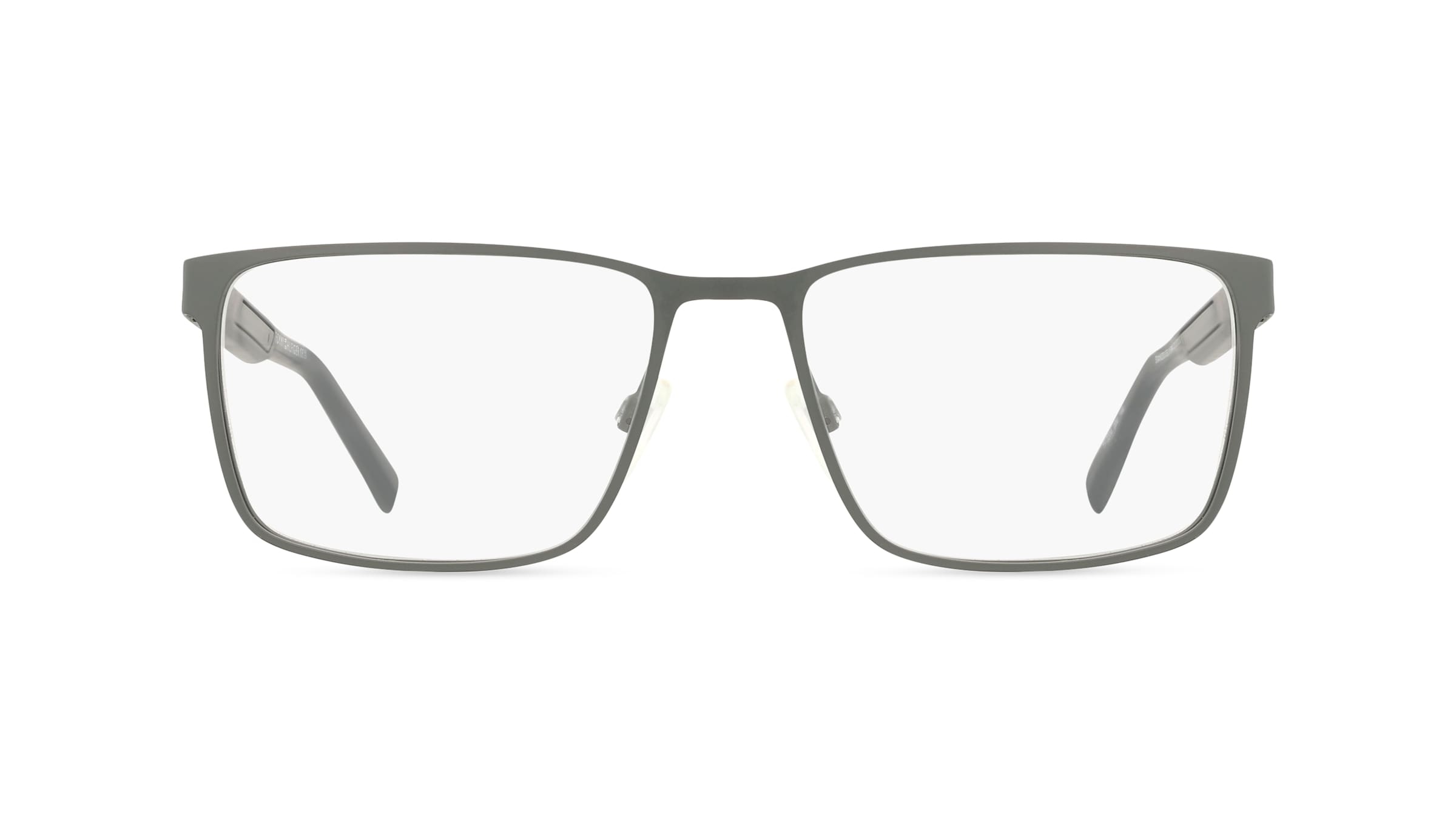 Tommy Hilfiger TH 2204 Herren-Brille inkl. Gläser Vollrand Eckig Metall-Gestell 57mm/18mm/145mm, grau