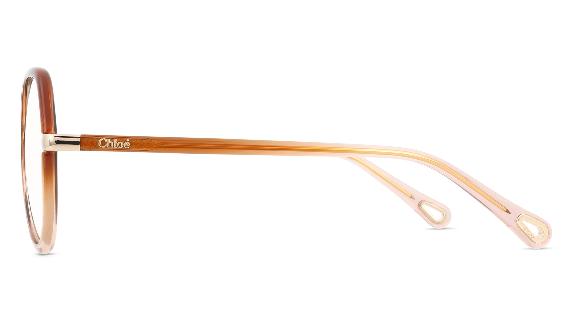Thumbnail - Chloé CH0131O Unisex-Brille inkl. Gläser Vollrand Panto Acetat-Gestell 51mm/16mm/140mm, braun