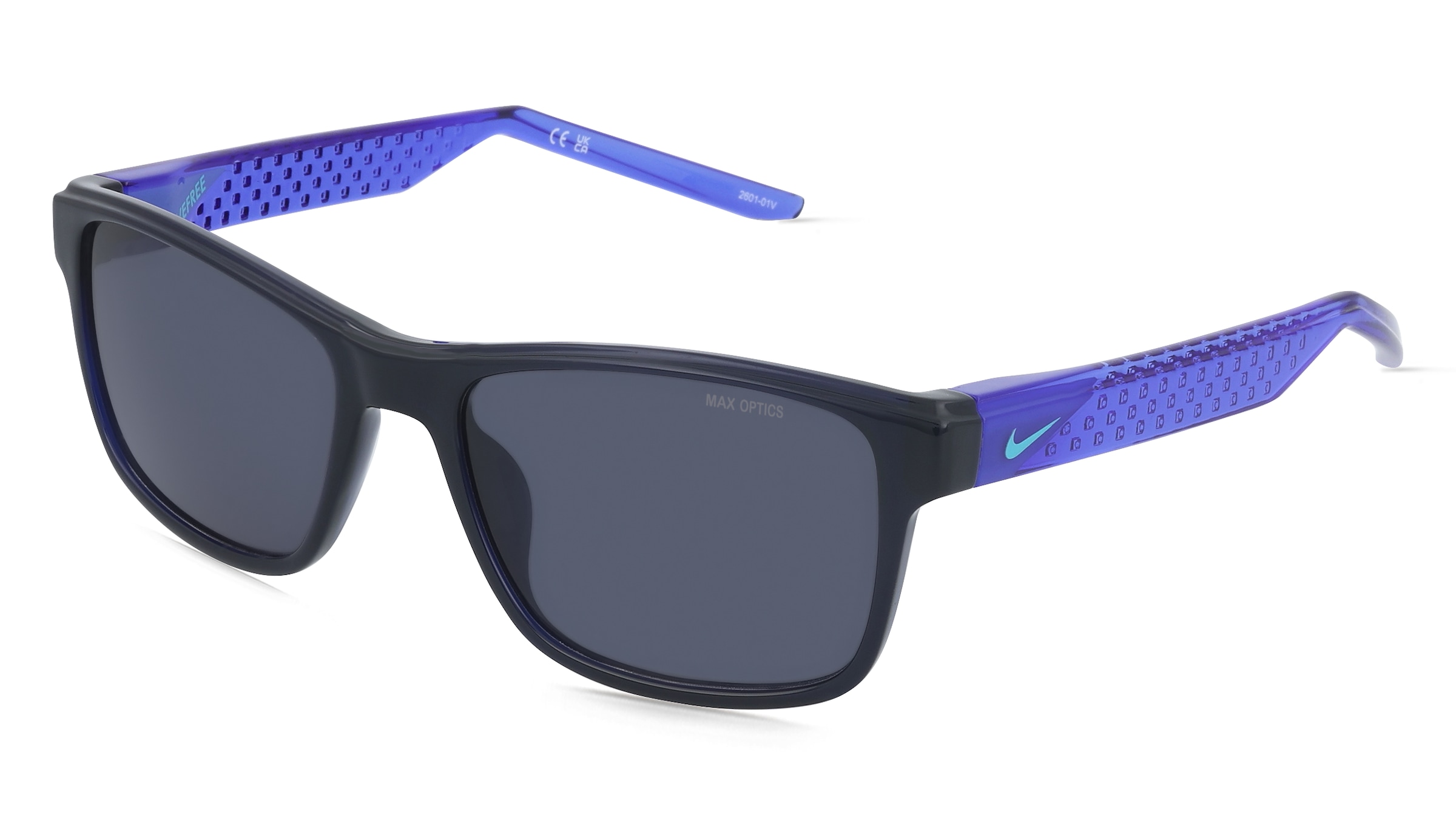 Nike NKIU4699XN LIVEFREE CLASSIC N Herren-Sonnenbrille Vollrand Eckig Kunststoff-Gestell, Blau