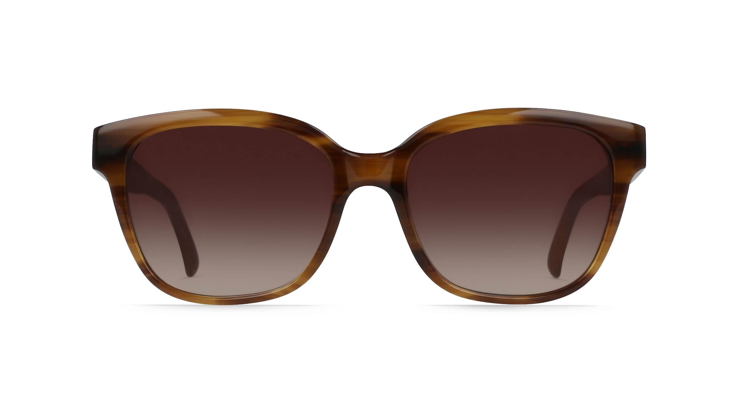 Fielmann MT 007 SUN FA Damen-Sonnenbrille Vollrand Butterfly Blockacetat-Gestell, braun