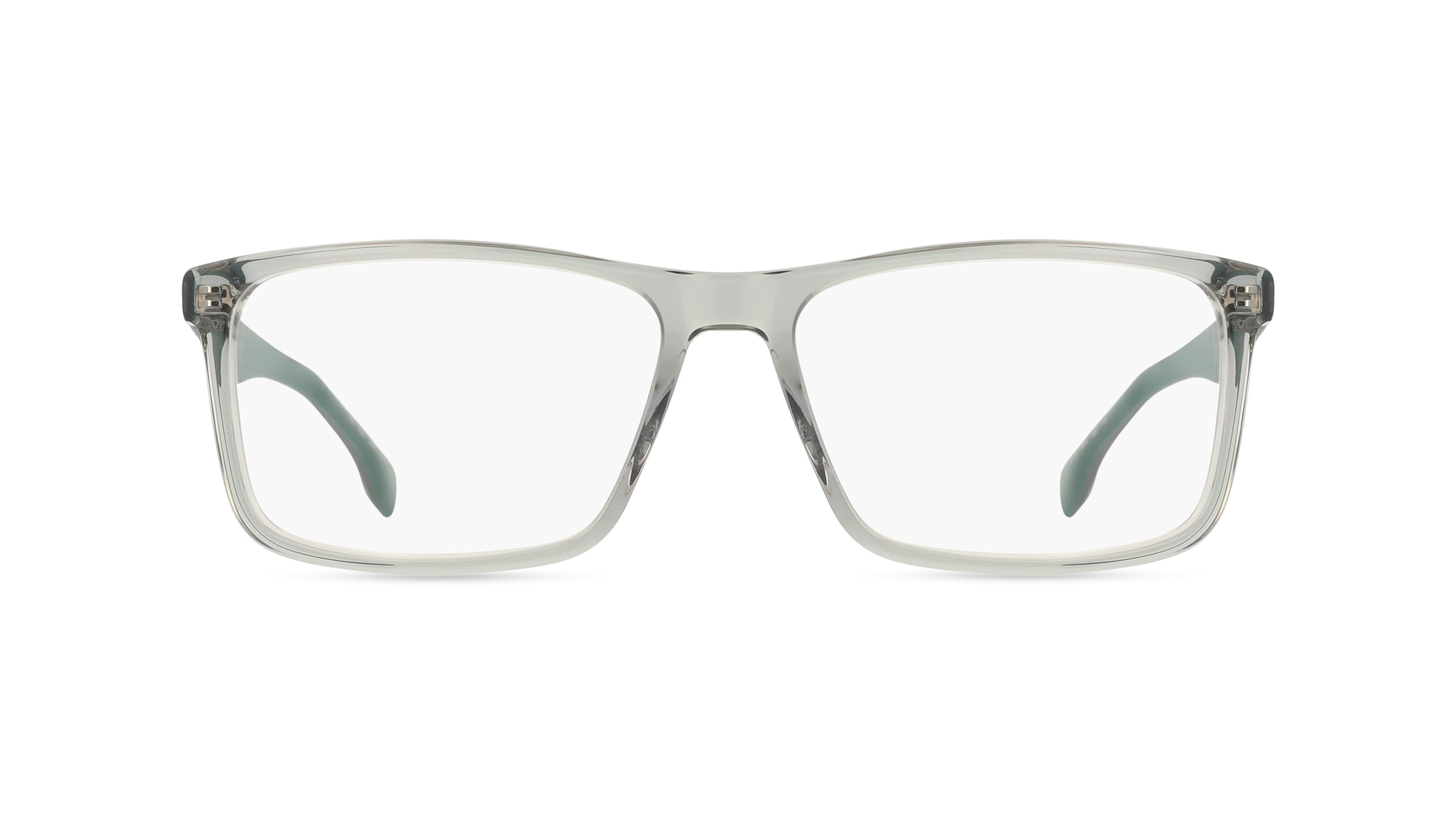 Boss 1768/G Herren-Brille inkl. Gläser Vollrand Eckig Acetat-Gestell 38/16/150, Grau
