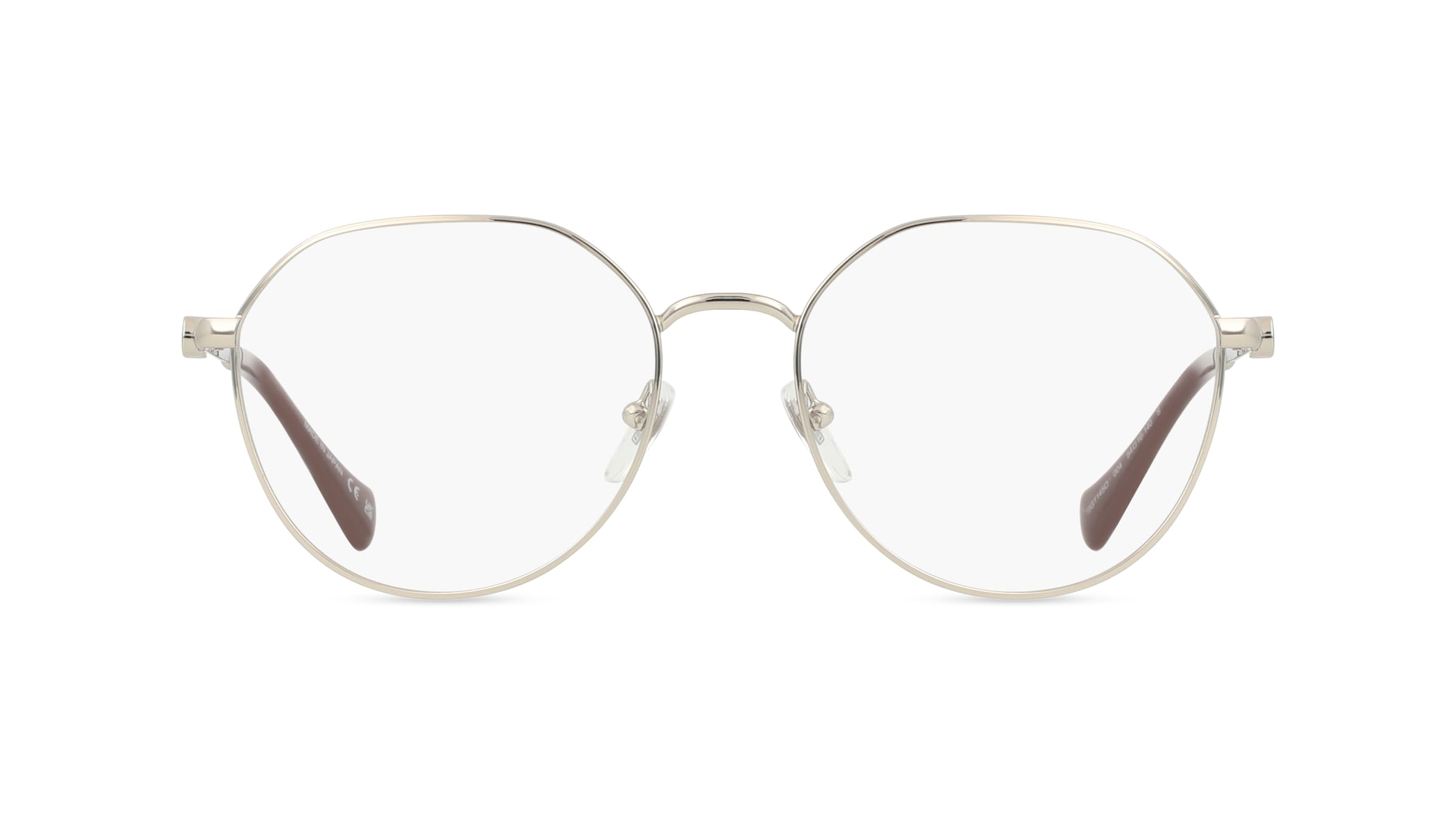 Gucci GG1145O Unisex-Brille inkl. Gläser Vollrand Rund Metall-Gestell 54mm/16mm/140mm, silber