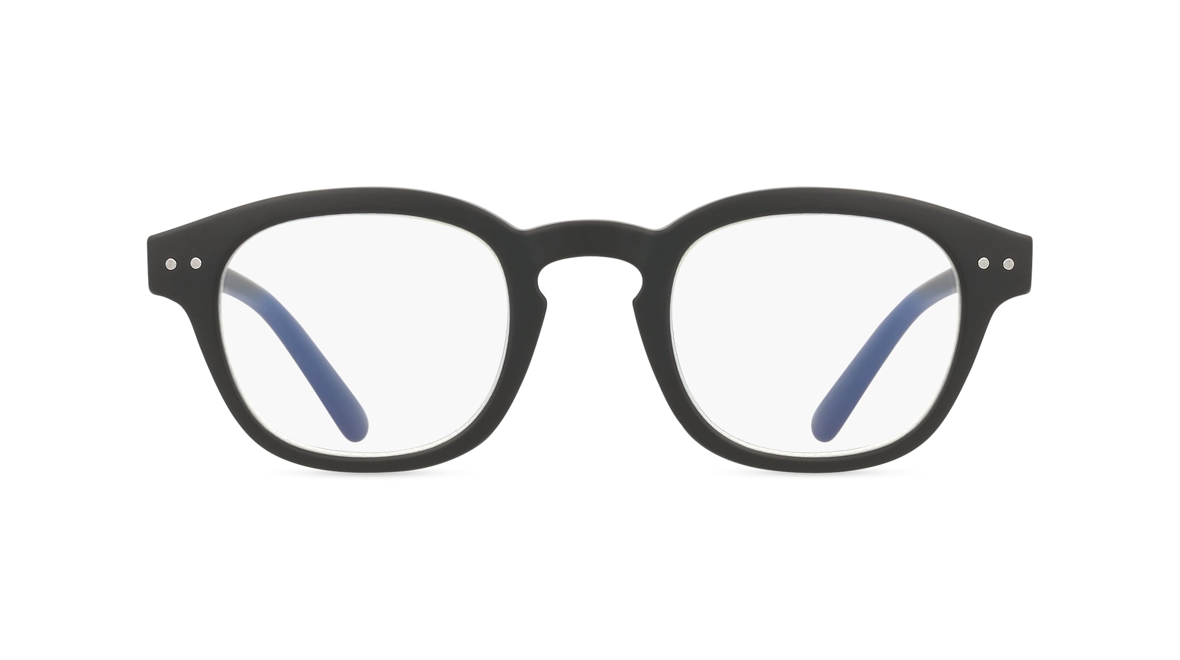 OKIDOKI JIMMY Reader Unisex-Fertiglesebrille Vollrand Panto Kunststoff-Gestell, Schwarz