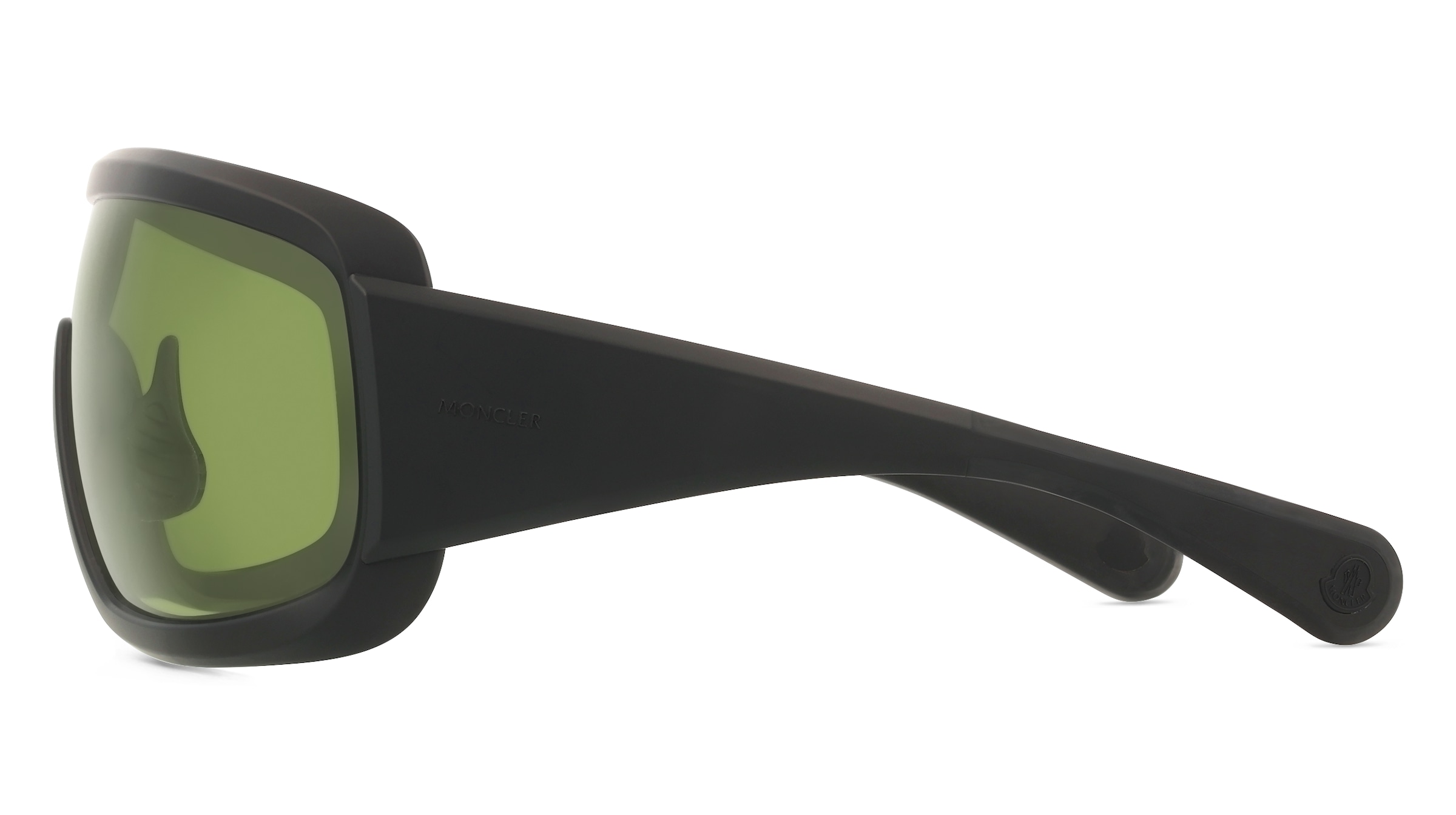 Thumbnail - Moncler ME8003 Unisex-Sonnenbrille Vollrand Rectangular Kunststoff-Gestell, schwarz