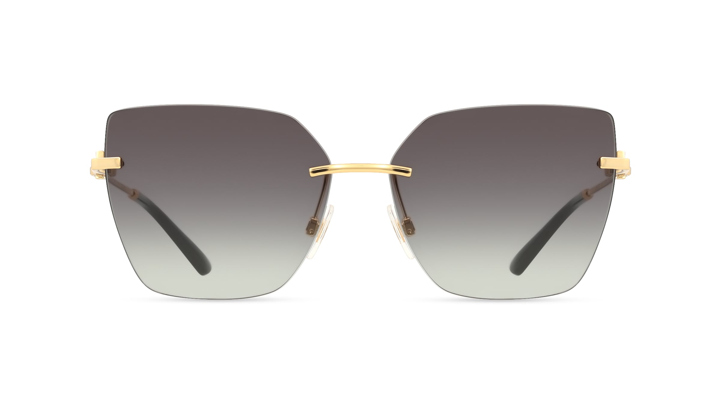Dolce&Gabbana 0DG2321 Damen-Sonnenbrille Randlos Cat Eye Metall-Gestell, gold
