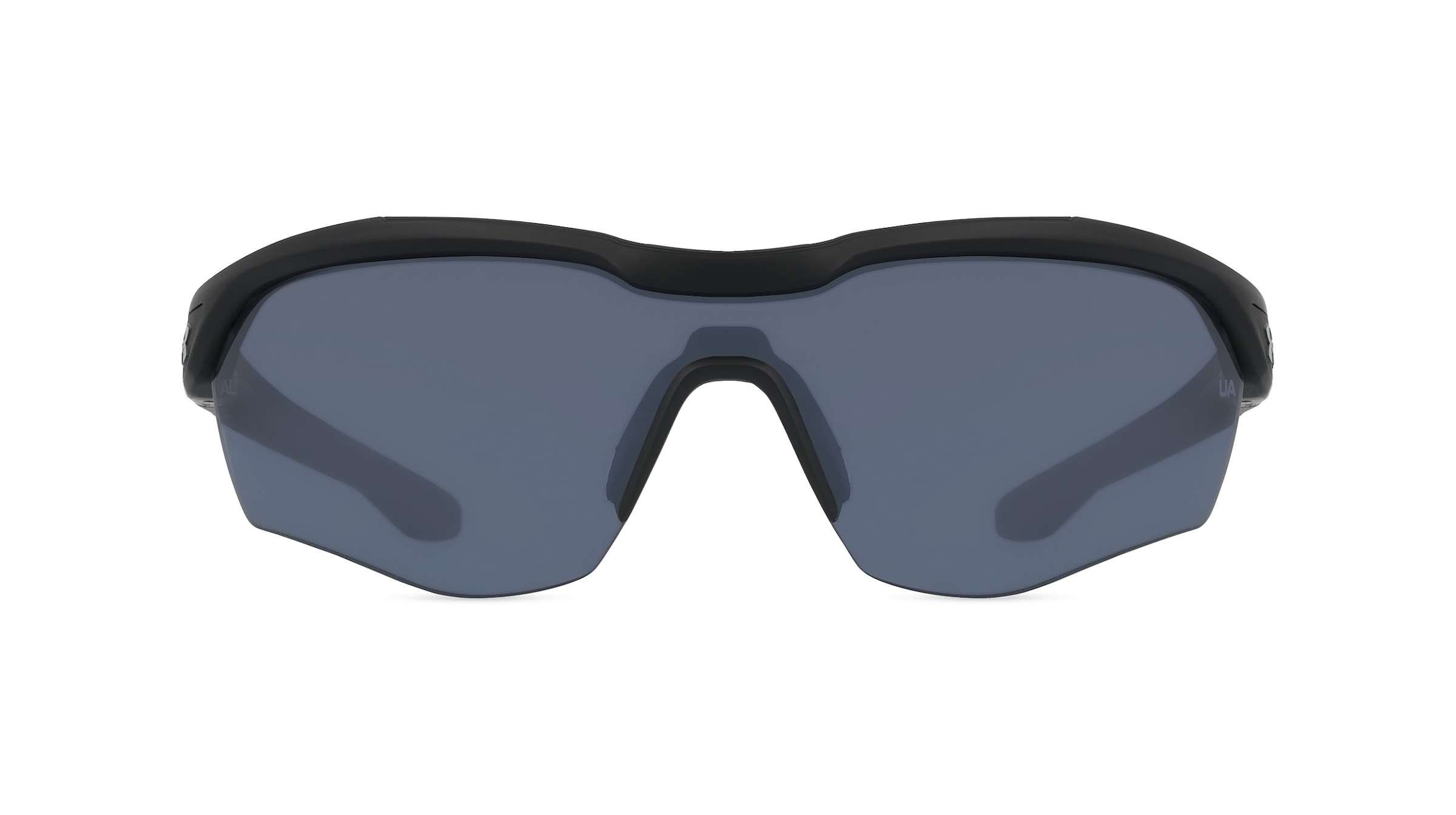 Under Armour UA YARD PRO Unisex-Sonnenbrille Vollrand Monoscheibe Kunststoff-Gestell, schwarz