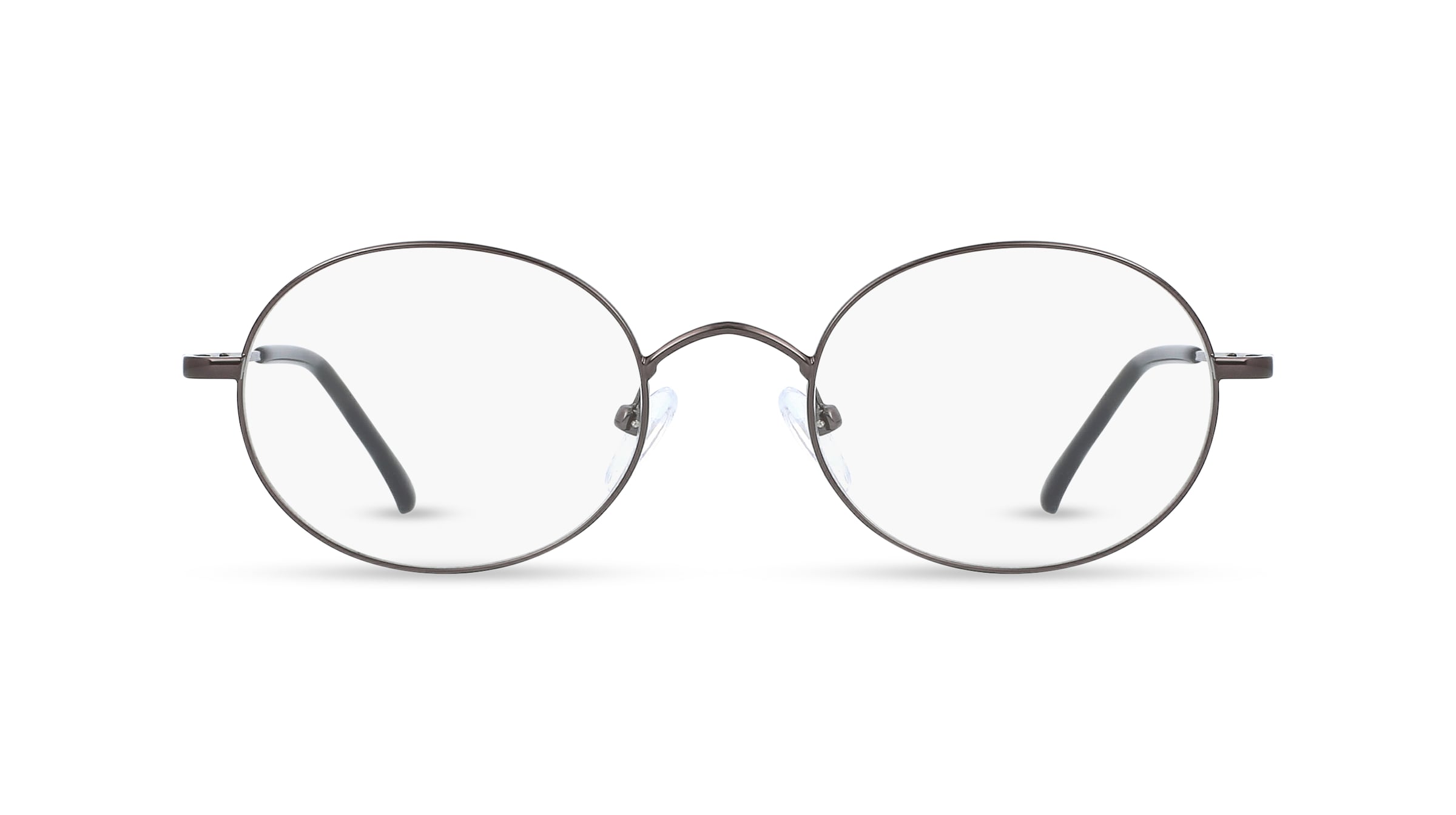 Fielmann BD 503 CL Unisex-Brille inkl. Gläser Vollrand Oval Edelstahl-Gestell 48mm/22mm/140mm, grau