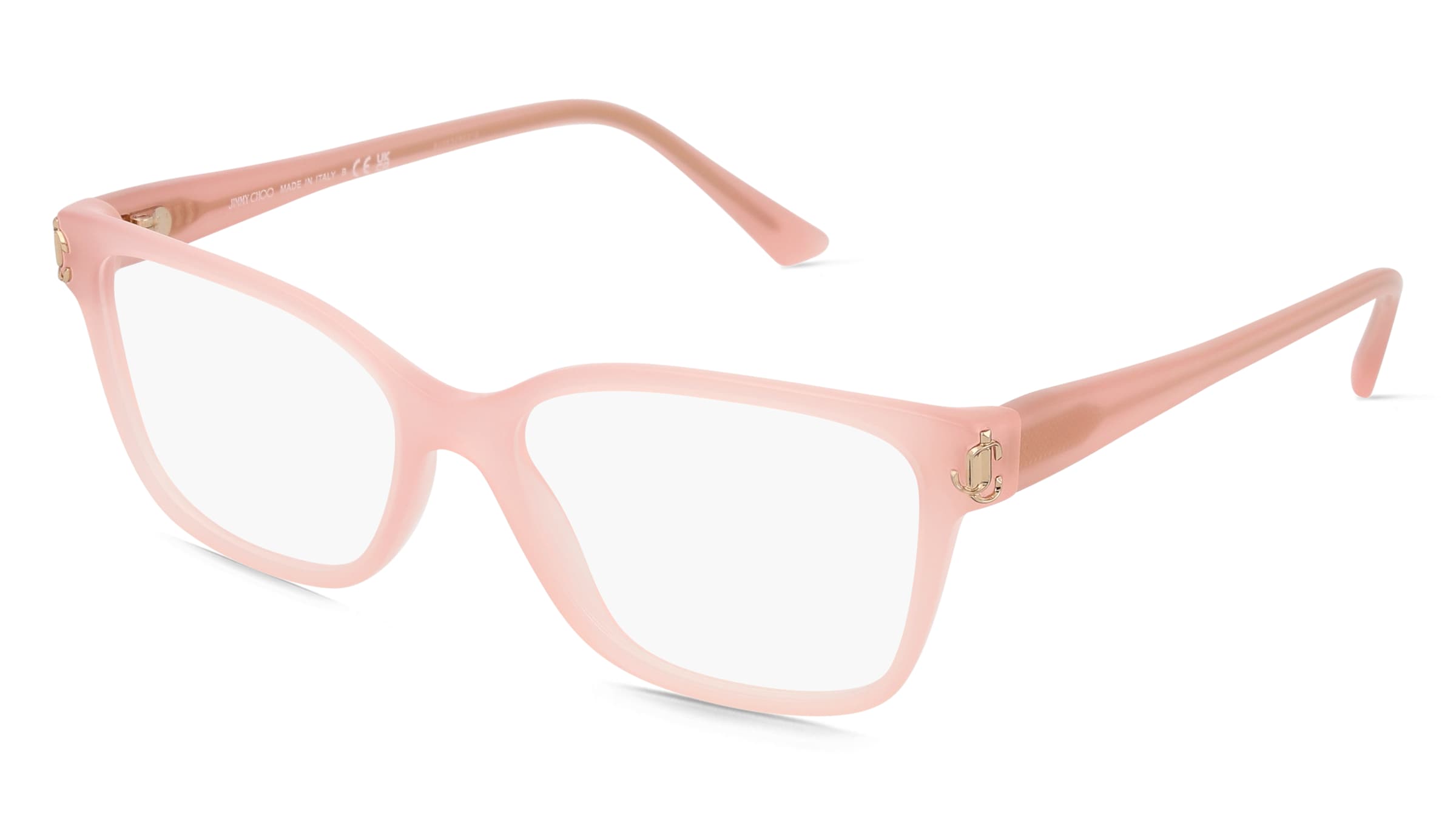 Jimmy Choo 0JC3012 Damen-Brille inkl. Gläser Vollrand Quadratisch Acetat-Gestell 55/16/145, Pink