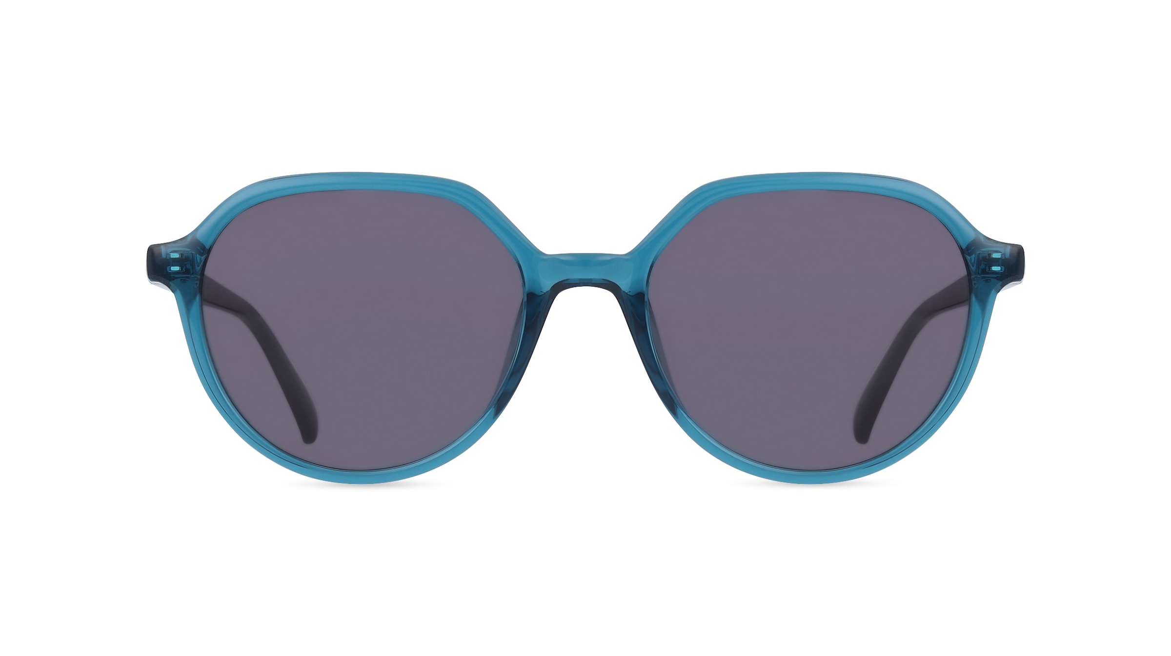 Fielmann ABC 074 SUN FA ALEX Unisex-Sonnenbrille Vollrand Panto Acetat-Gestell, blau