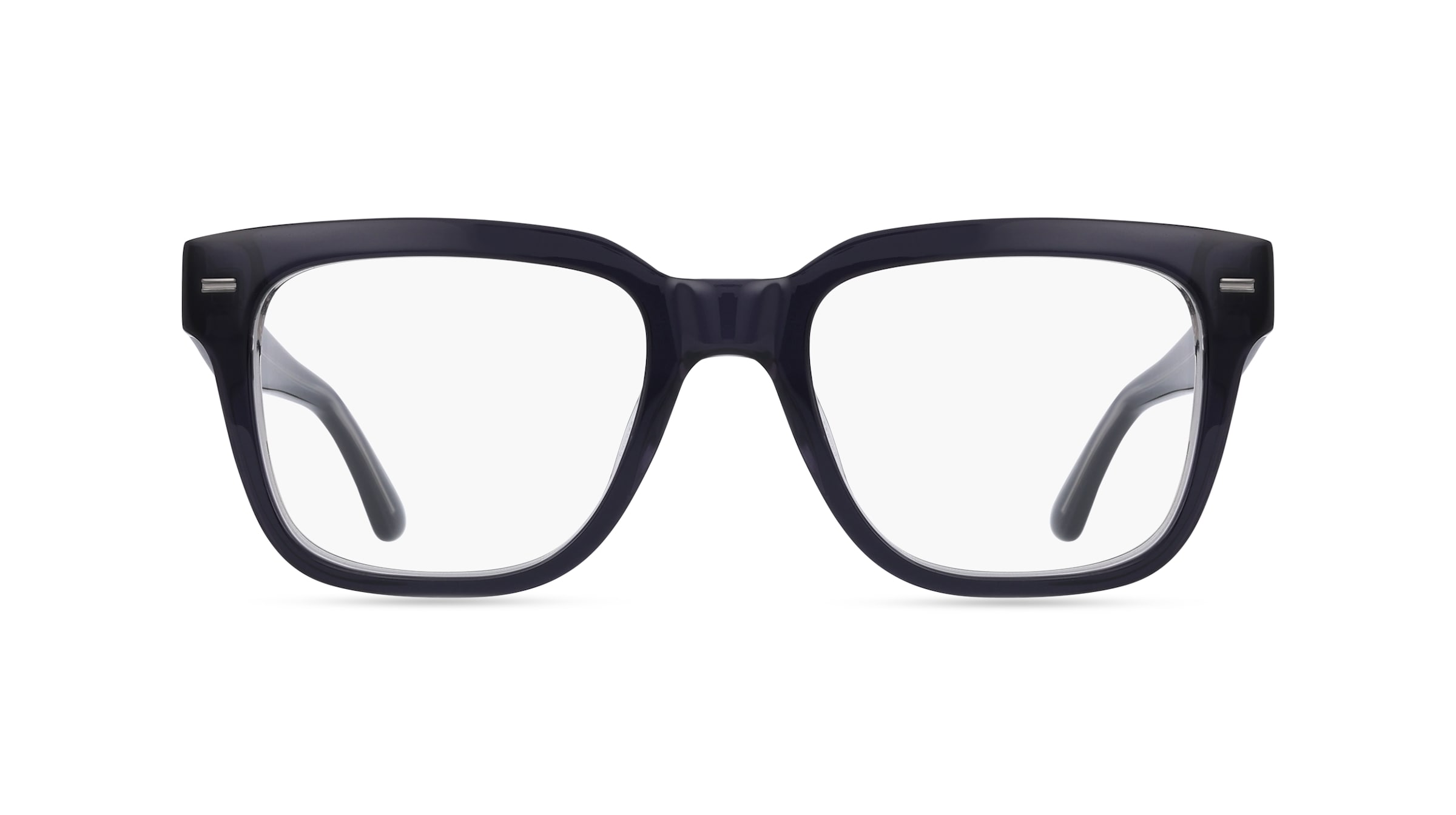 Fielmann LN 034 CL Unisex-Brille inkl. Gläser Vollrand Eckig Acetat-Gestell 53mm/19mm/145mm, grau