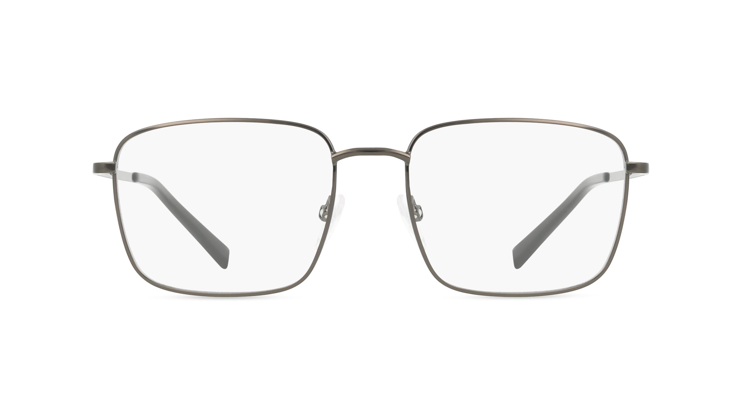 Sting STGVST416 Herren-Brille inkl. Gläser Vollrand Eckig Metall-Gestell 53mm/18mm/145mm, grau