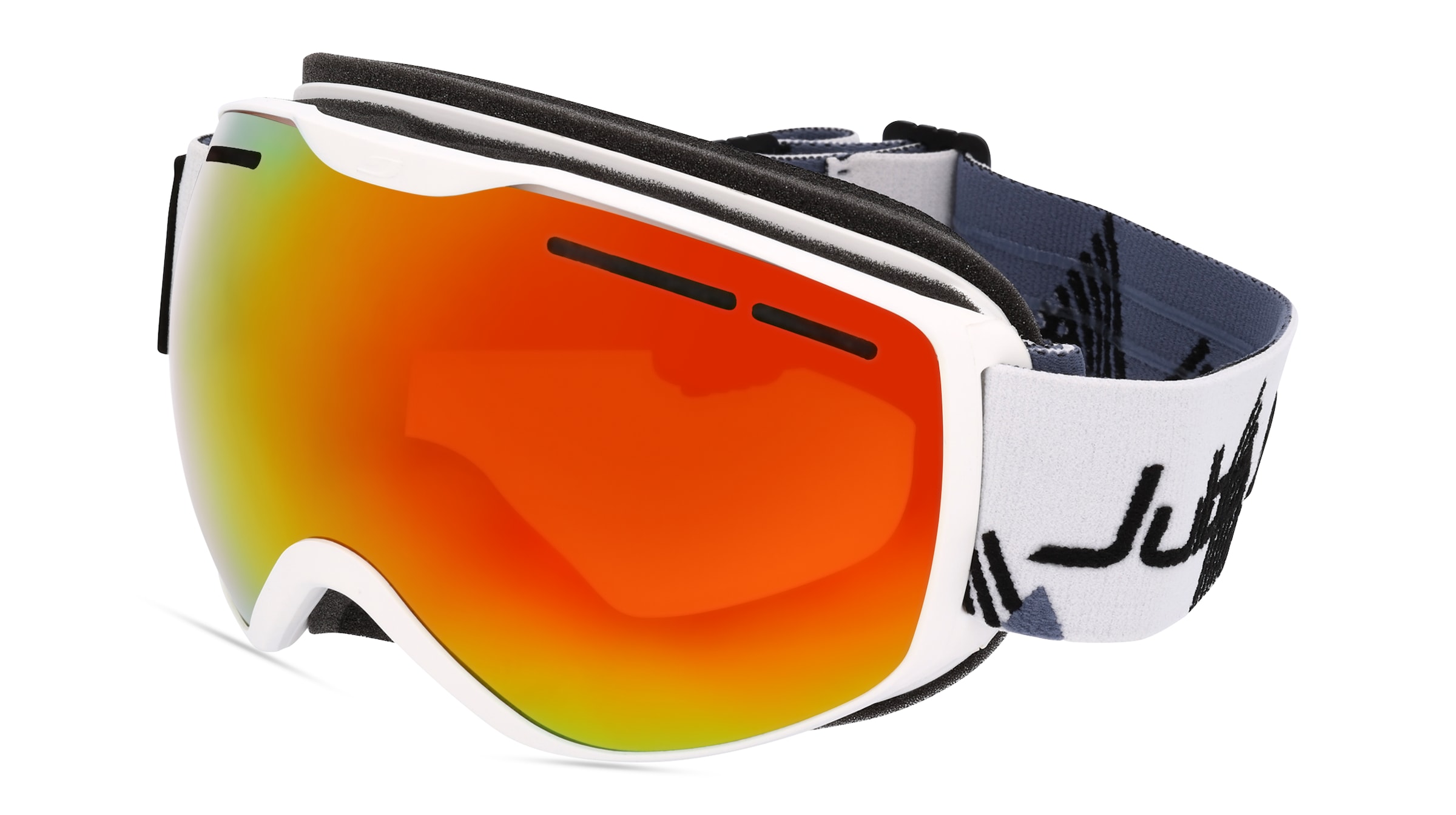 Julbo ISONXCL J750 Unisex-Skibrille Vollrand Monoscheibe Kunststoff-Gestell, Weiß