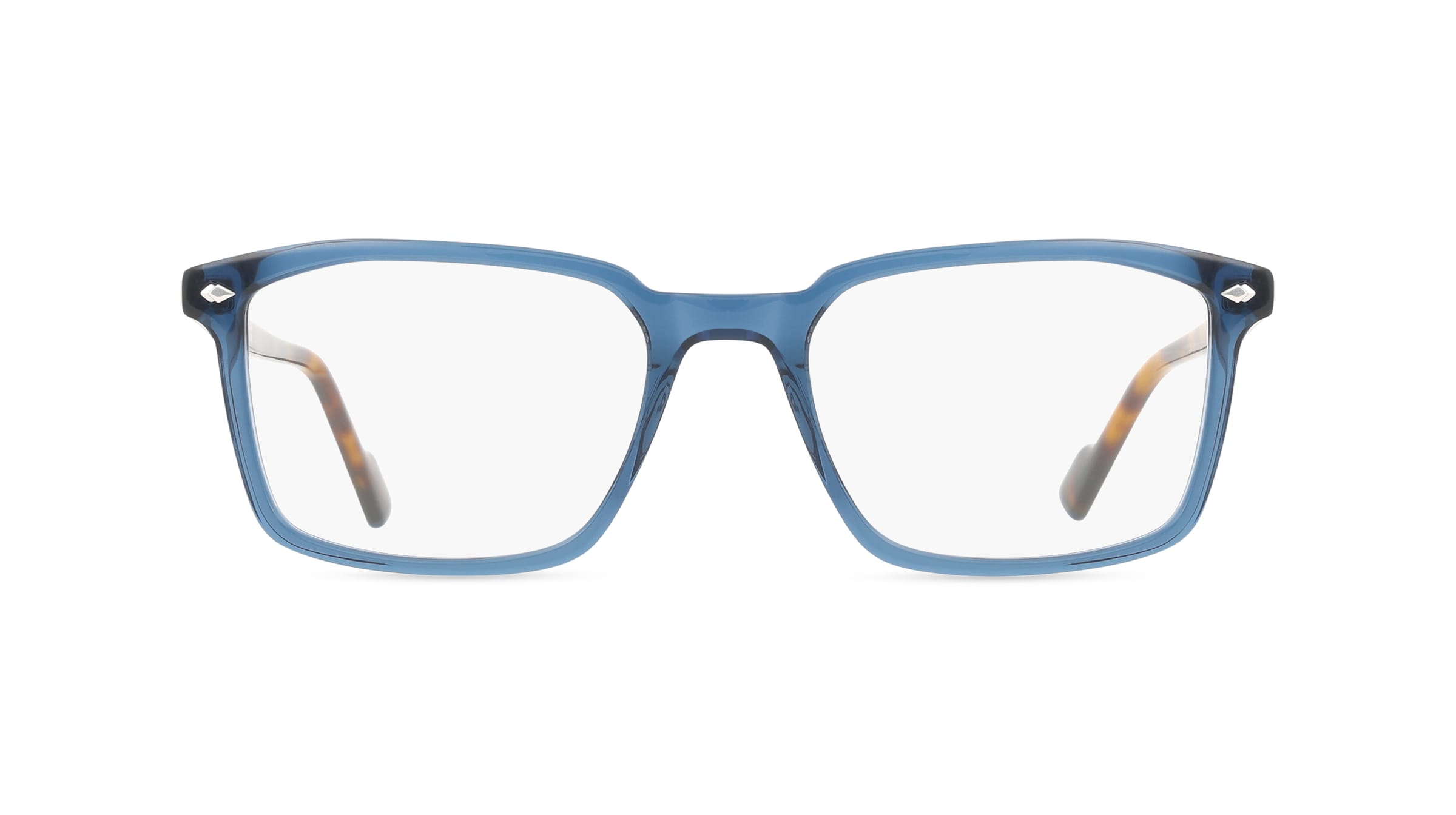 Sting VST511 Herren-Brille inkl. Gläser Vollrand Eckig Acetat-Gestell 54mm/19mm/145mm, blau