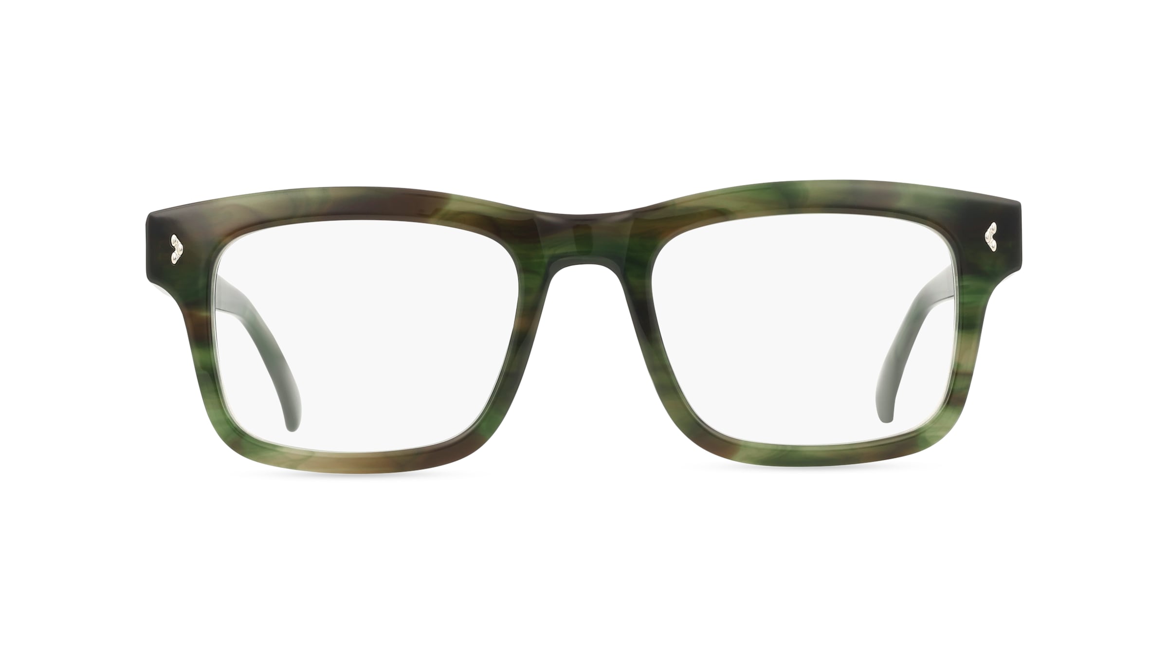 Fielmann MC 634 FLEX FA ARTHUR Herren-Brille inkl. Gläser Vollrand Quadratisch Acetat-Gestell 53/21/145, Grün