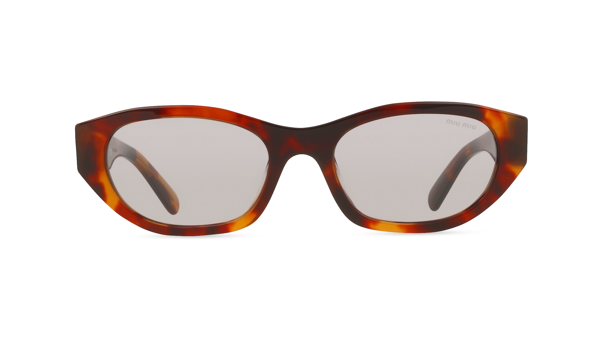 Miu Miu MUA03S Damen-Sonnenbrille Vollrand Schmal Acetat-Gestell, Braun