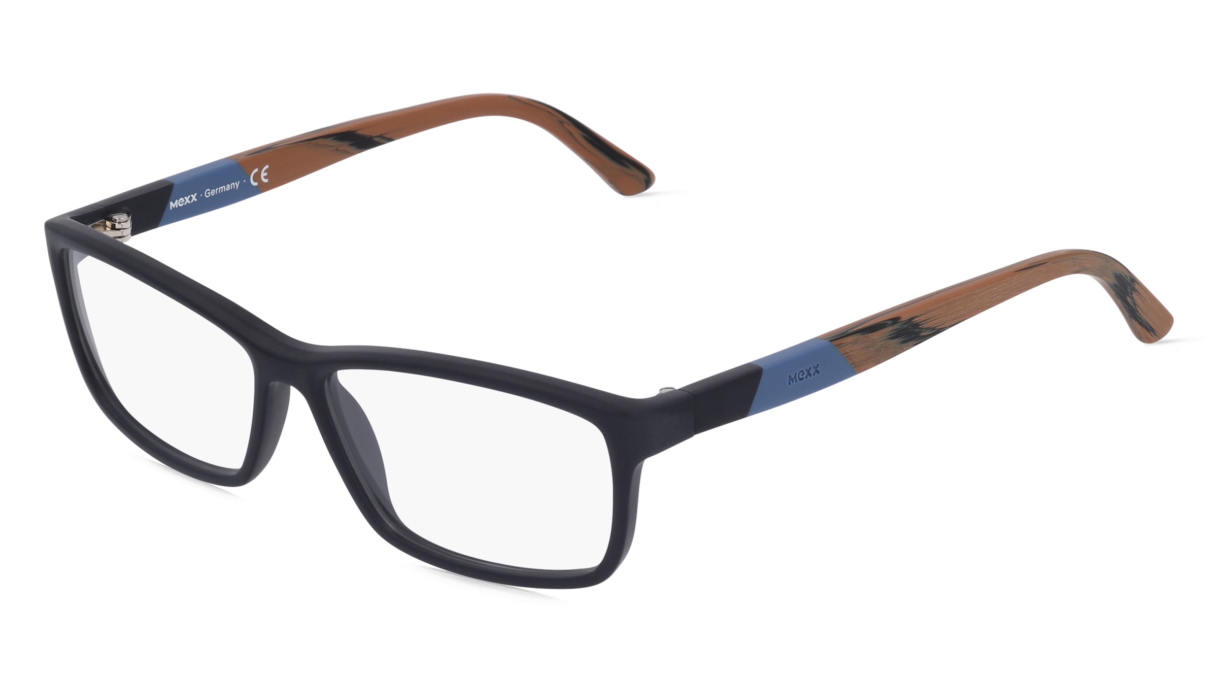 Mexx 5336 Damen-Brille inkl. Gläser Vollrand Quadratisch Kunststoff-Gestell 54/14/135, Schwarz