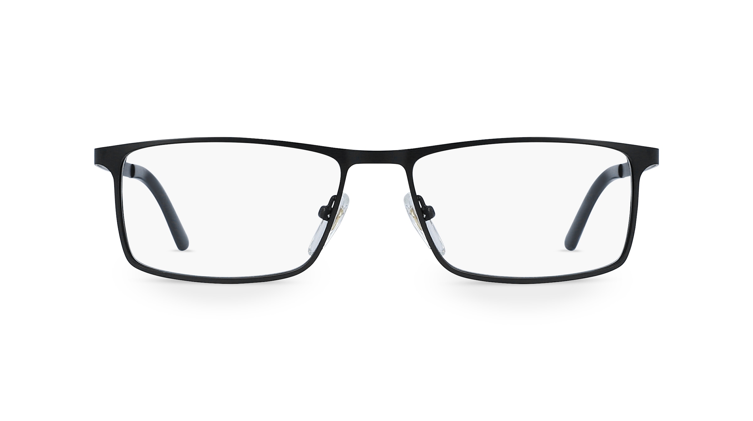 Fielmann OPH 9776 FLEX CL Herren-Brille inkl. Gläser Vollrand Eckig Edelstahl-Gestell 54mm/15mm/140mm, schwarz