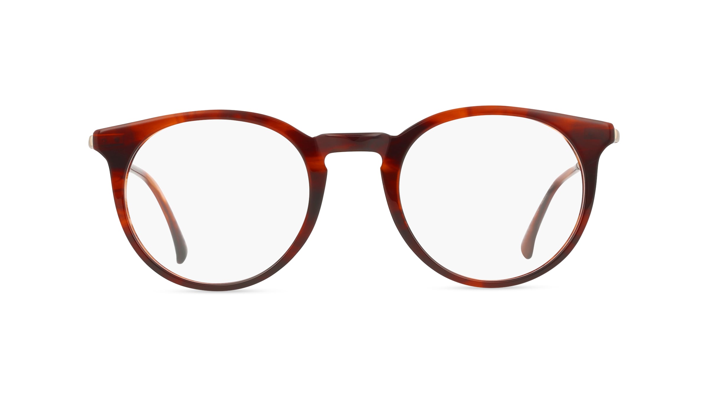 Fielmann MC 638 CL Unisex-Brille inkl. Gläser Vollrand Panto Acetat-Gestell 48/21/145, Havanna