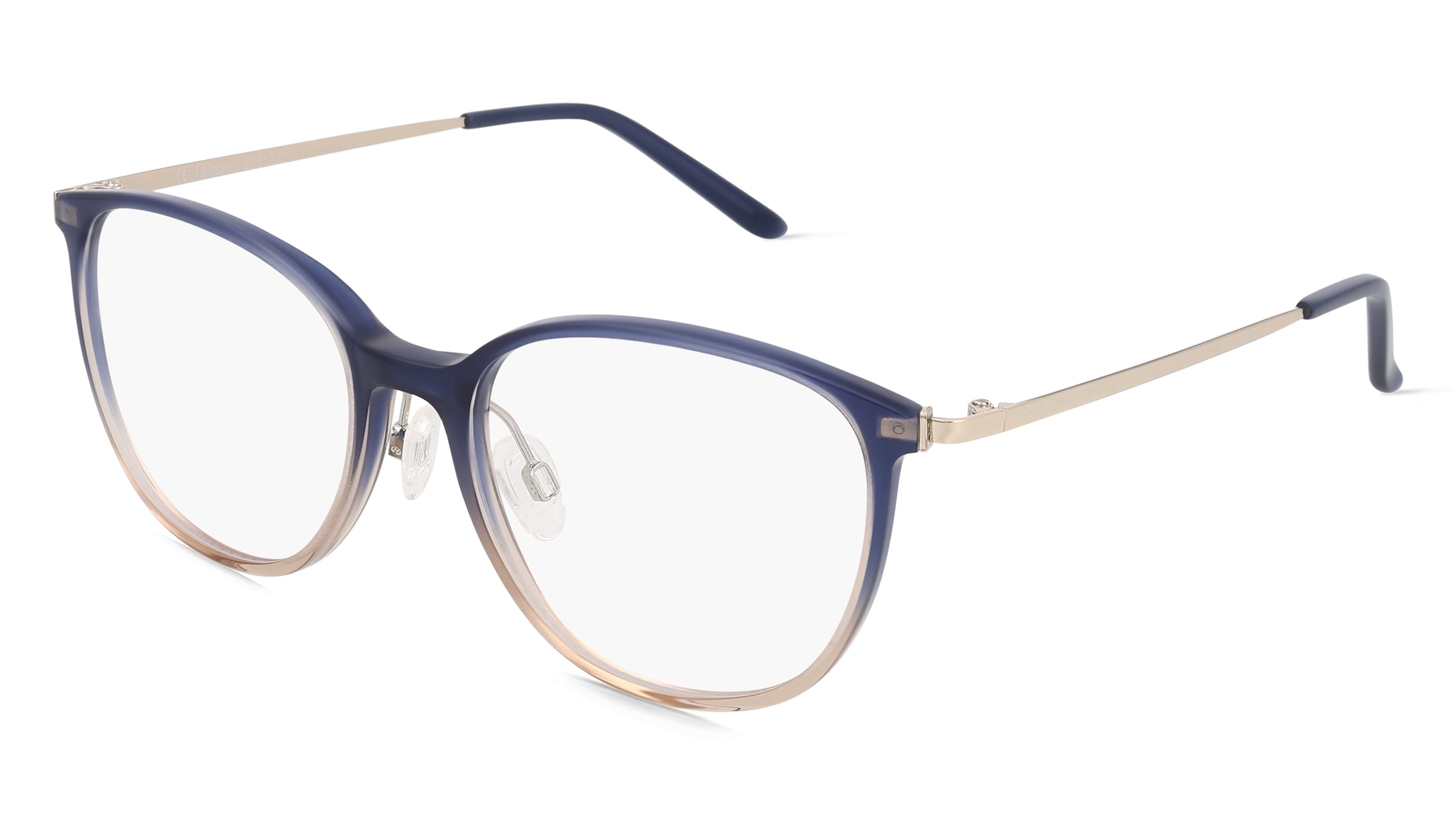 Fielmann BD 560 CL Damen-Brille inkl. Gläser Vollrand Oval Acetat-Gestell 53/17/140, Blau