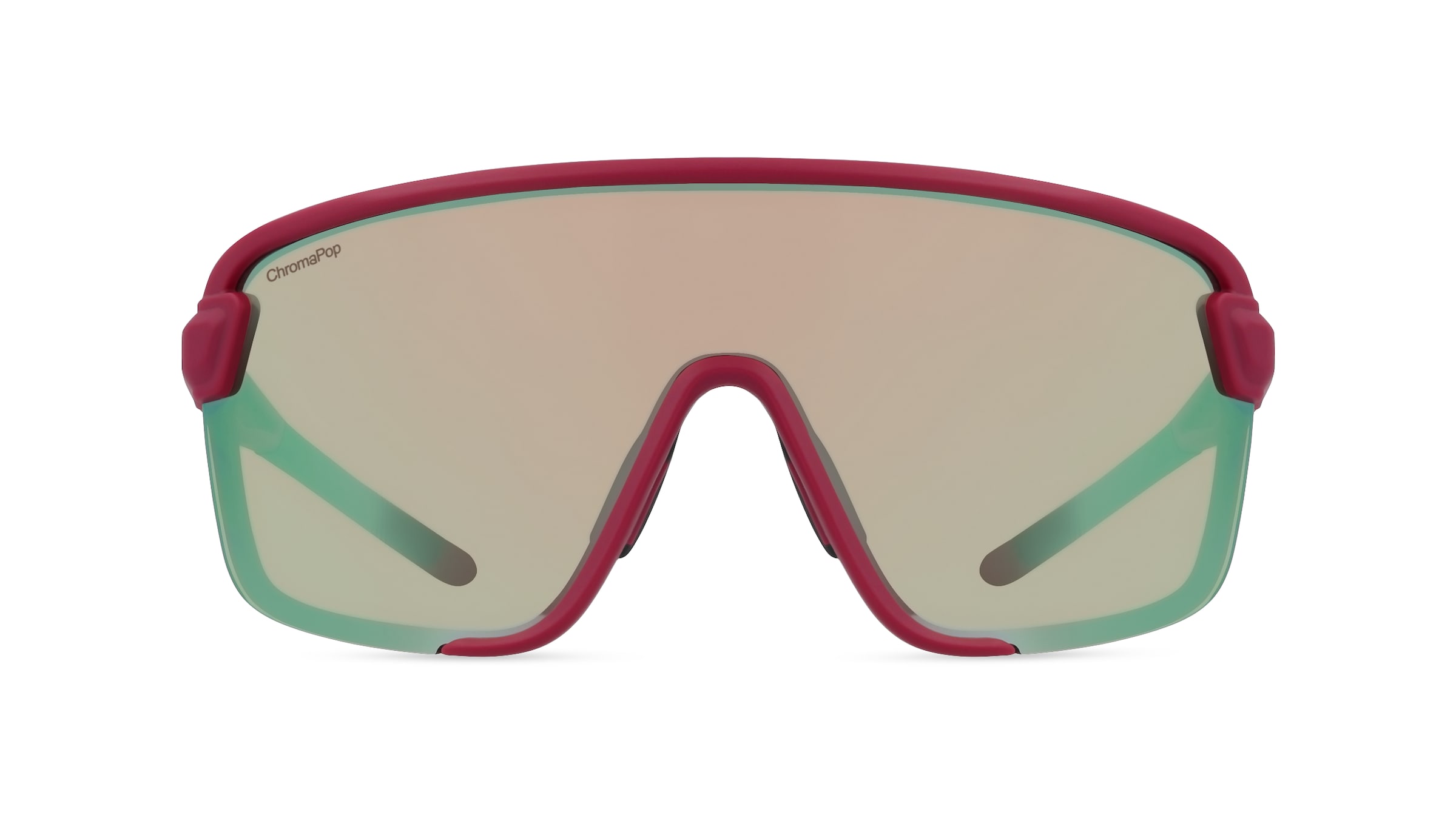 Smith BOBCAT Unisex-Sonnenbrille Vollrand Monoscheibe Kunststoff-Gestell, rot