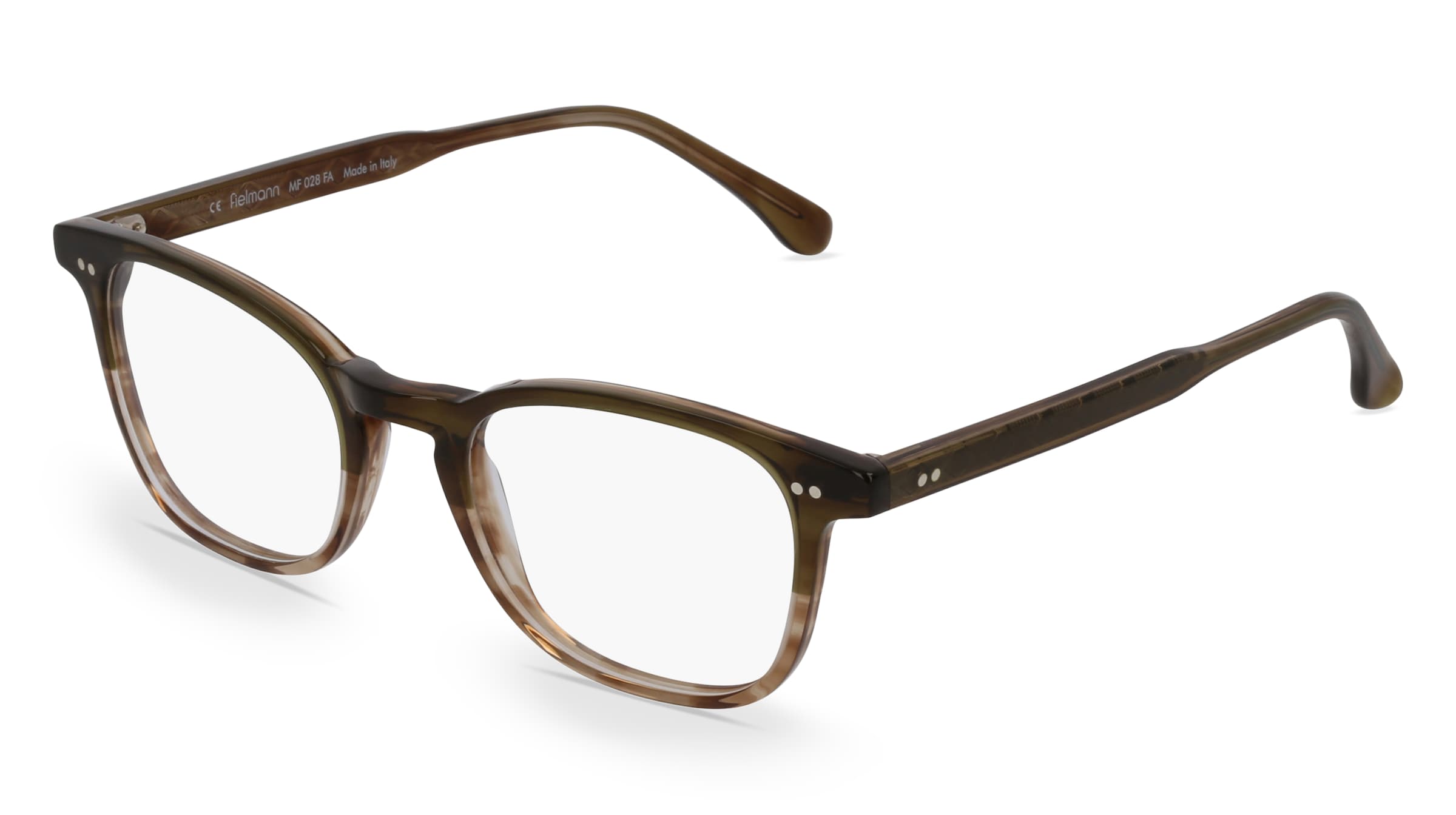 Fielmann MF 028 FA Unisex-Brille inkl. Gläser Vollrand Quadratisch Acetat-Gestell 49/20/145, Grau