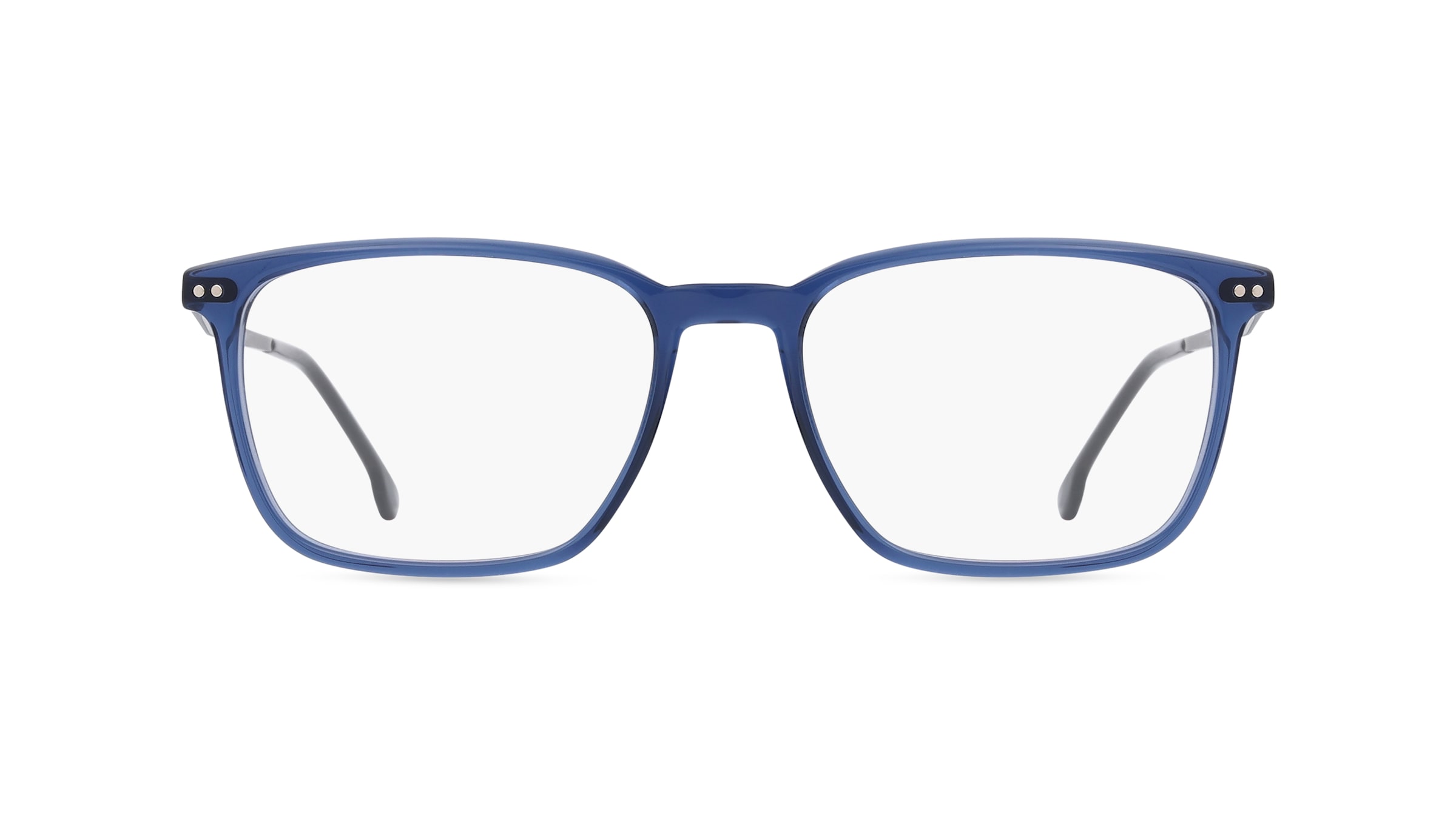 Carrera 8859 Herren-Brille inkl. Gläser Vollrand Eckig Acetat-Gestell 54mm/17mm/145mm, blau